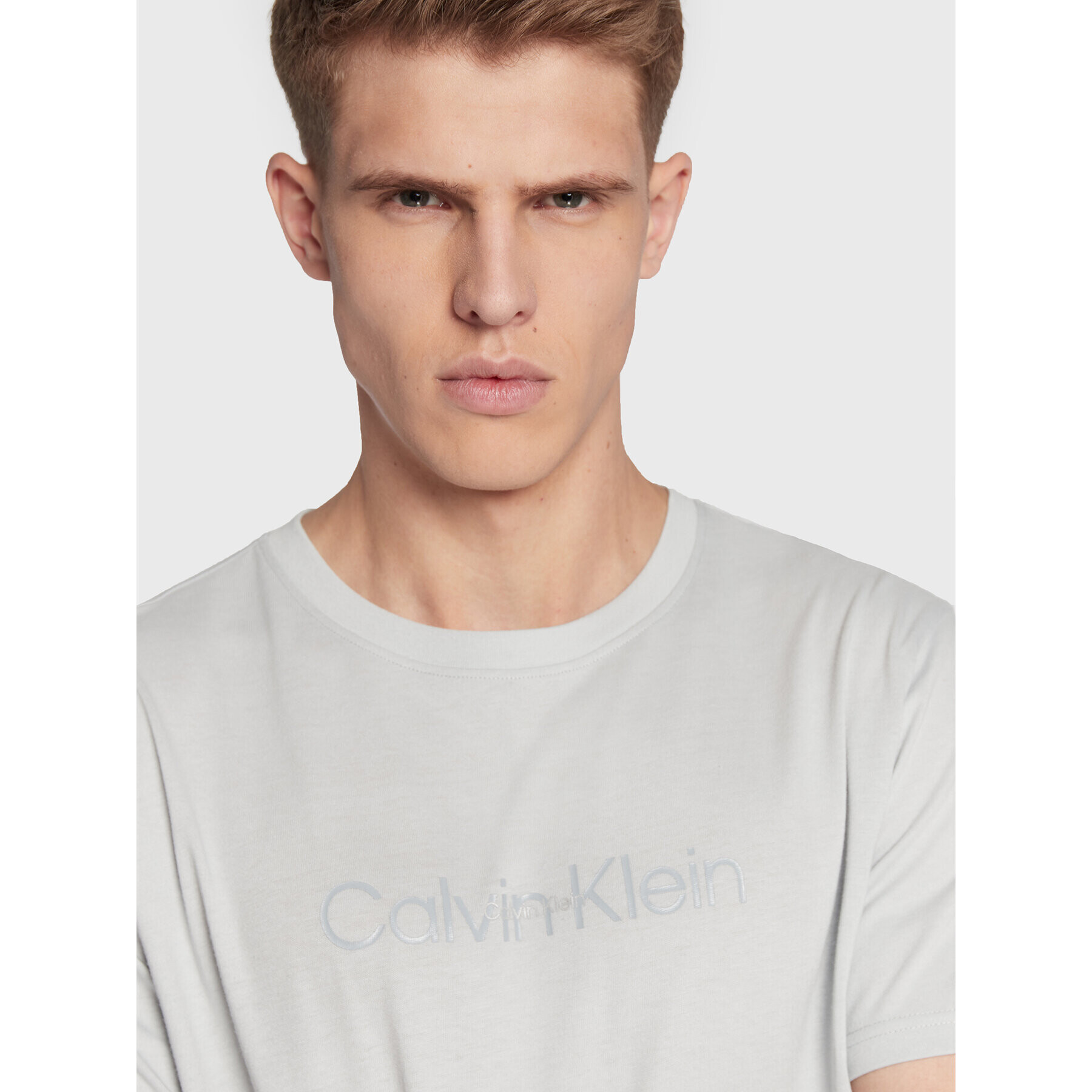 Calvin Klein Performance Тишърт 00GMF2K140 Сив Regular Fit - Pepit.bg