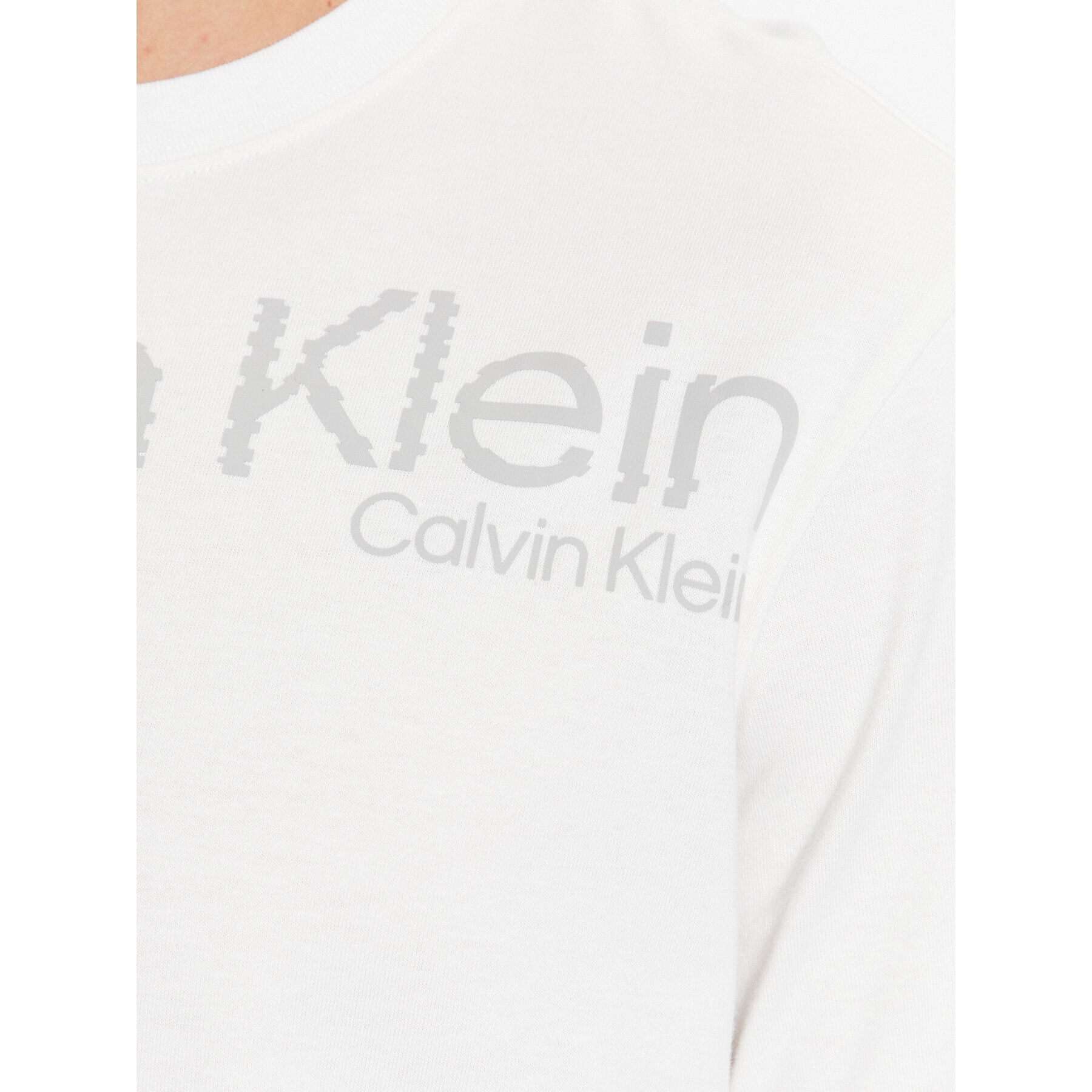 Calvin Klein Performance Тишърт 00GMF3K141 Екрю Regular Fit - Pepit.bg