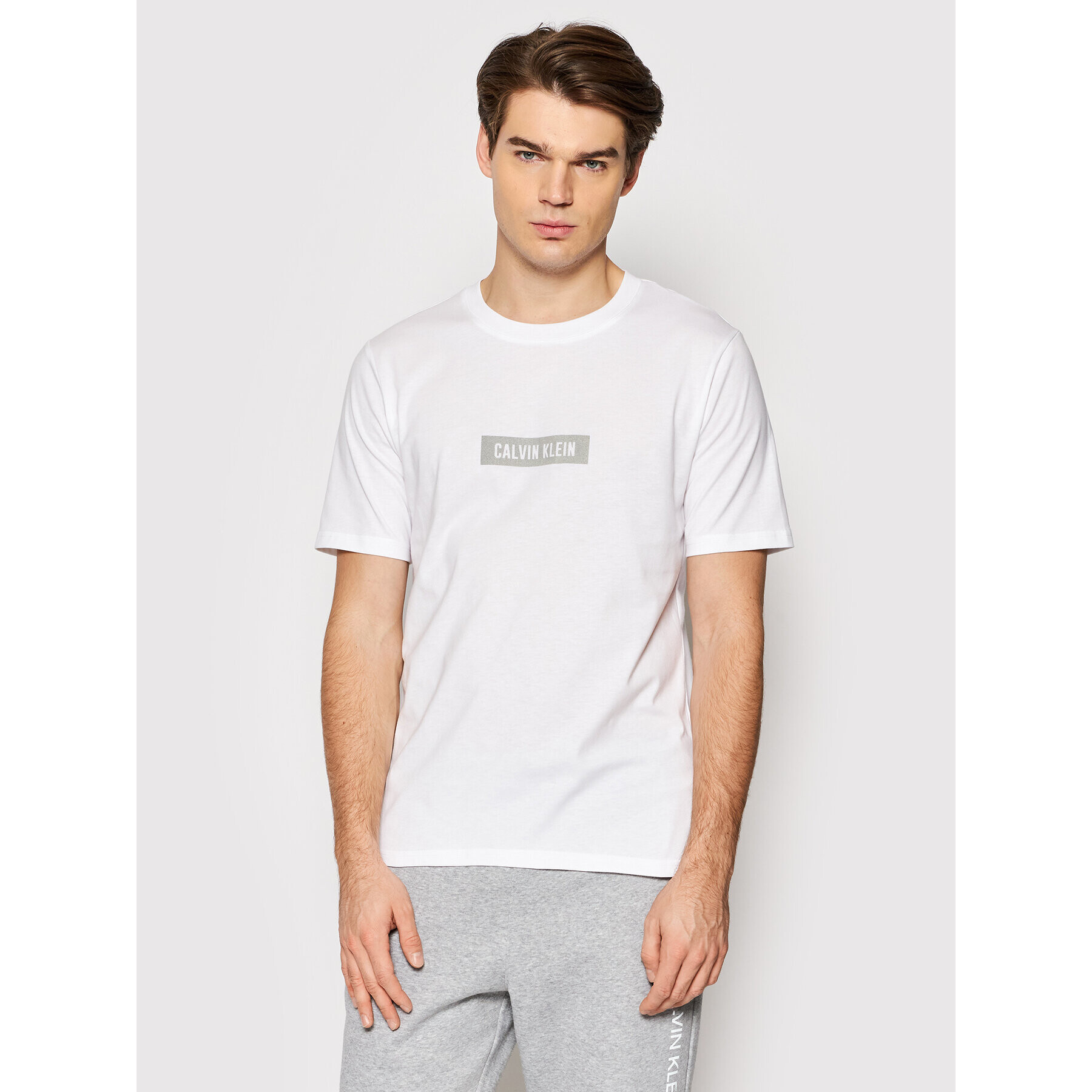 Calvin Klein Performance Тишърт 00GMS1K142 Бял Regular Fit - Pepit.bg