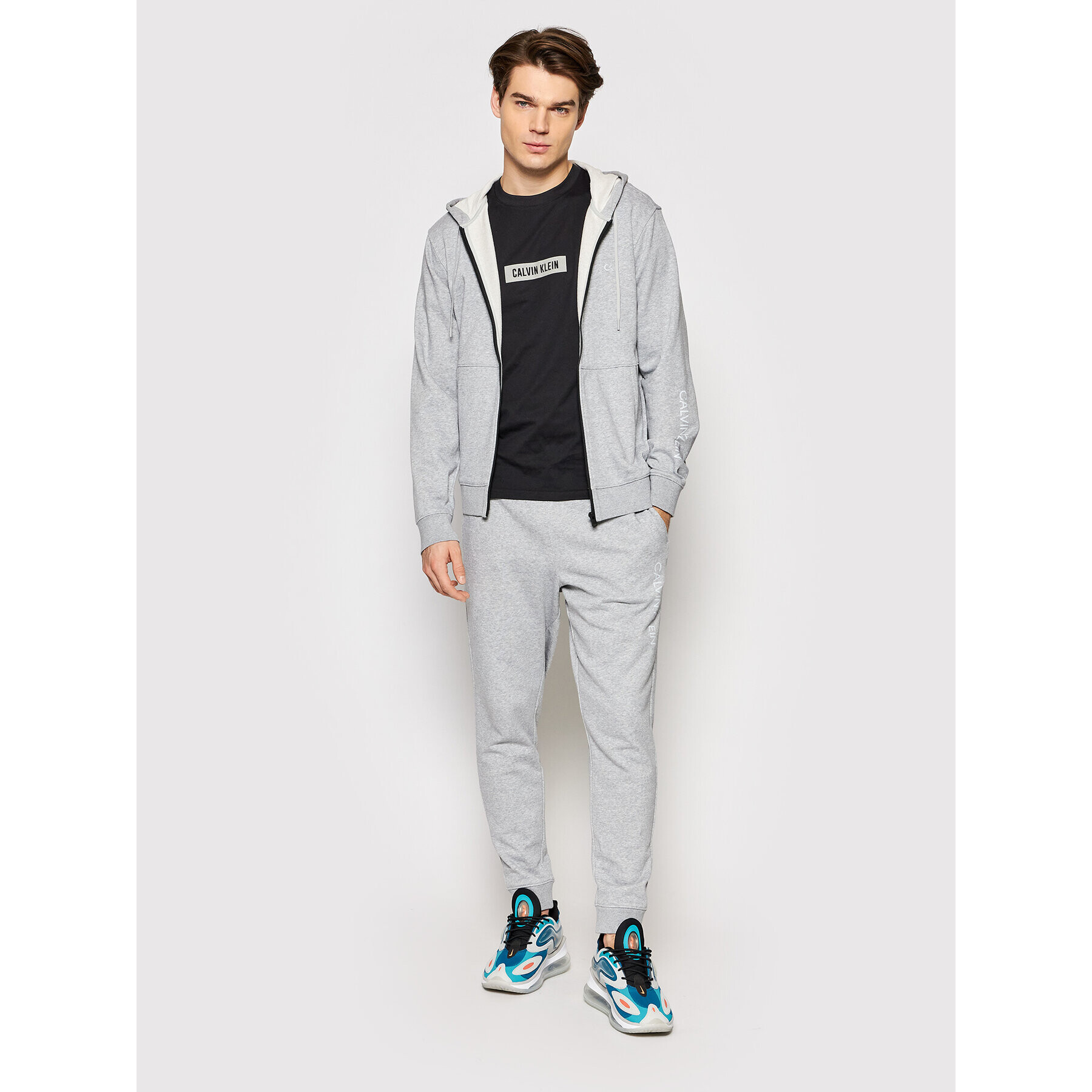 Calvin Klein Performance Тишърт 00GMS1K142 Черен Regular Fit - Pepit.bg