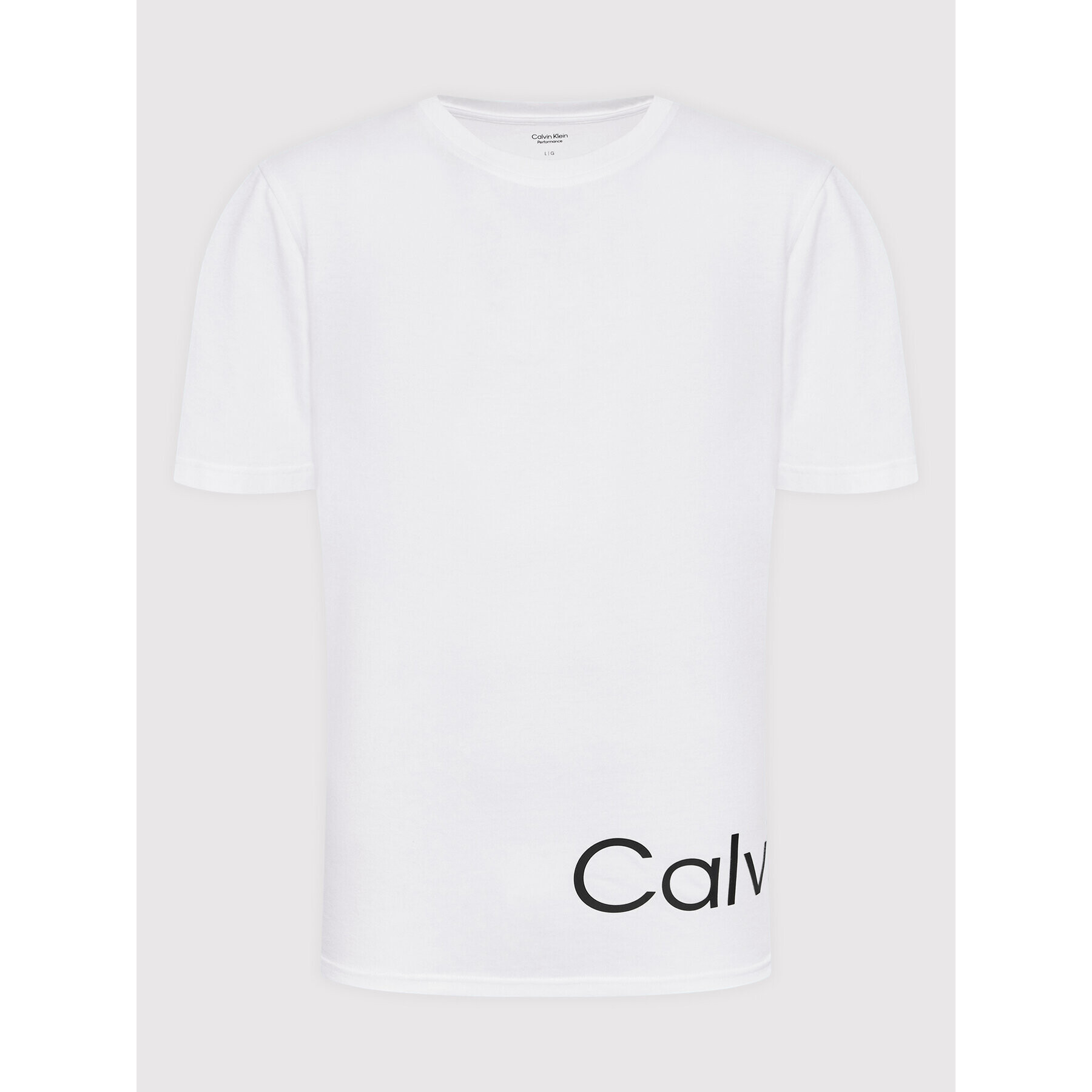 Calvin Klein Performance Тишърт 00GMS2K111 Бял Regular Fit - Pepit.bg