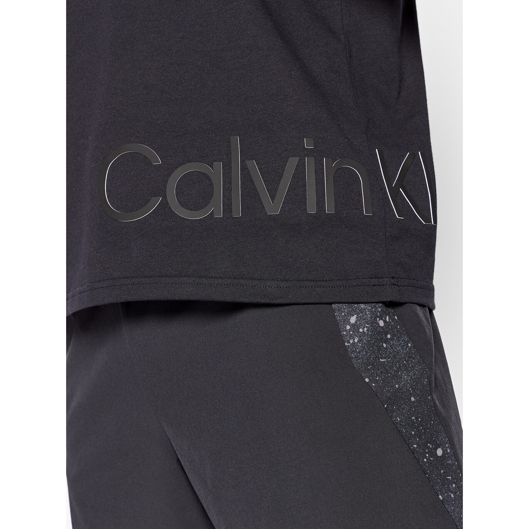 Calvin Klein Performance Тишърт 00GMS2K111 Черен Regular Fit - Pepit.bg