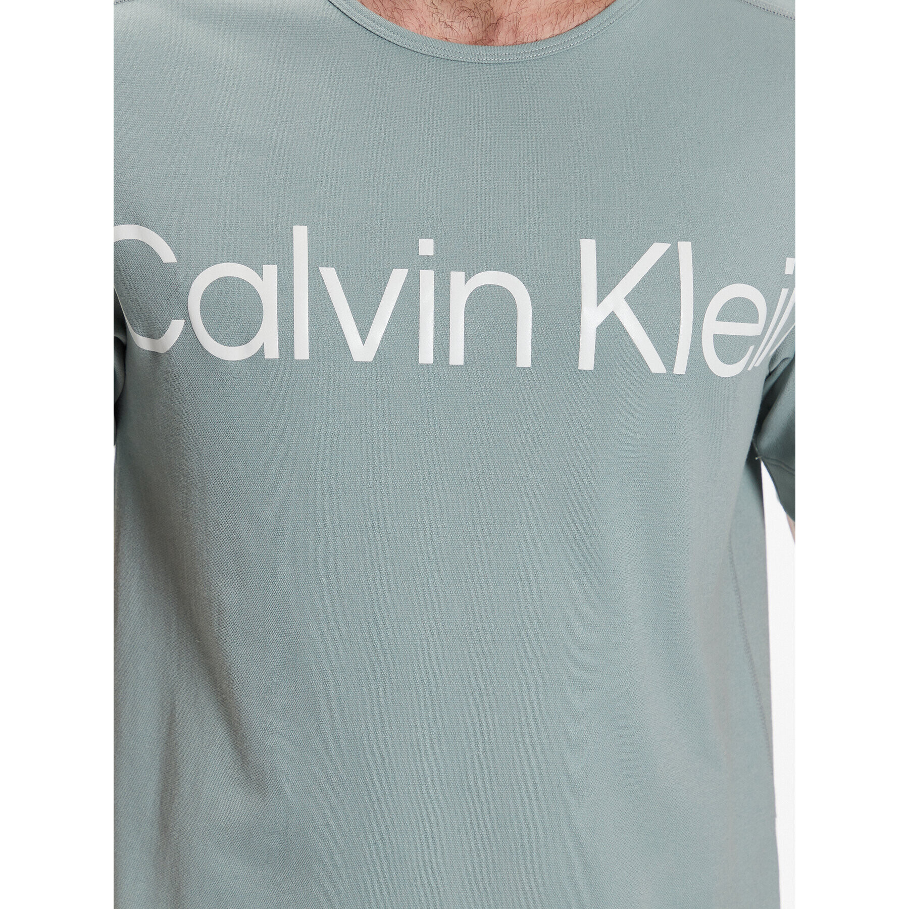 Calvin Klein Performance Тишърт 00GMS3K102 Зелен Regular Fit - Pepit.bg