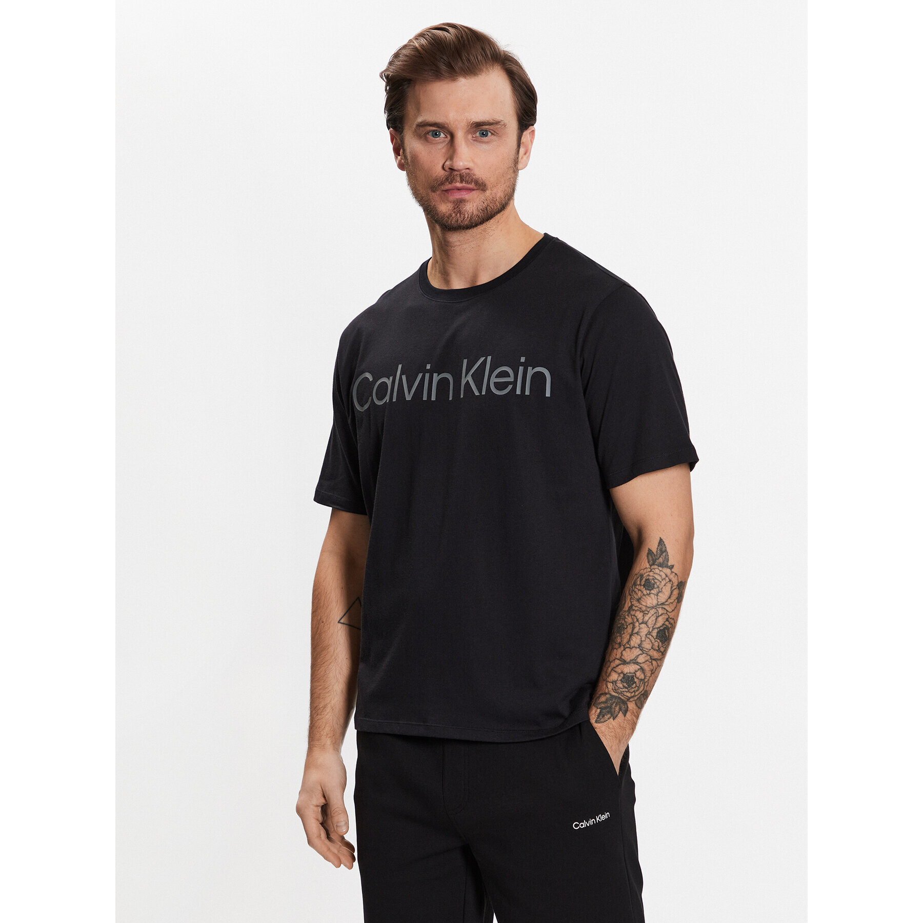 Calvin Klein Performance Тишърт 00GMS3K109 Черен Regular Fit - Pepit.bg