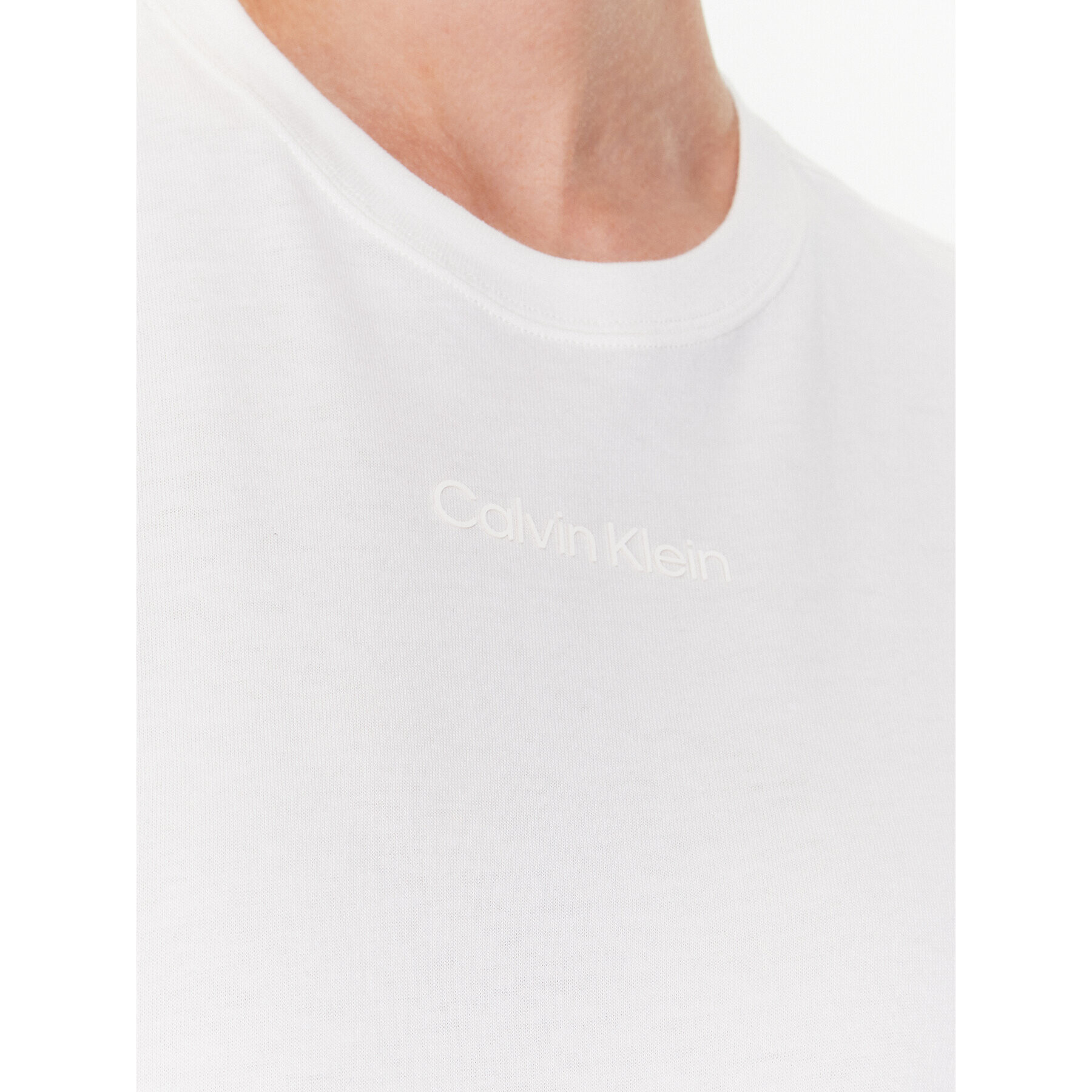 Calvin Klein Performance Тишърт 00GWS3K104 Бежов Relaxed Fit - Pepit.bg