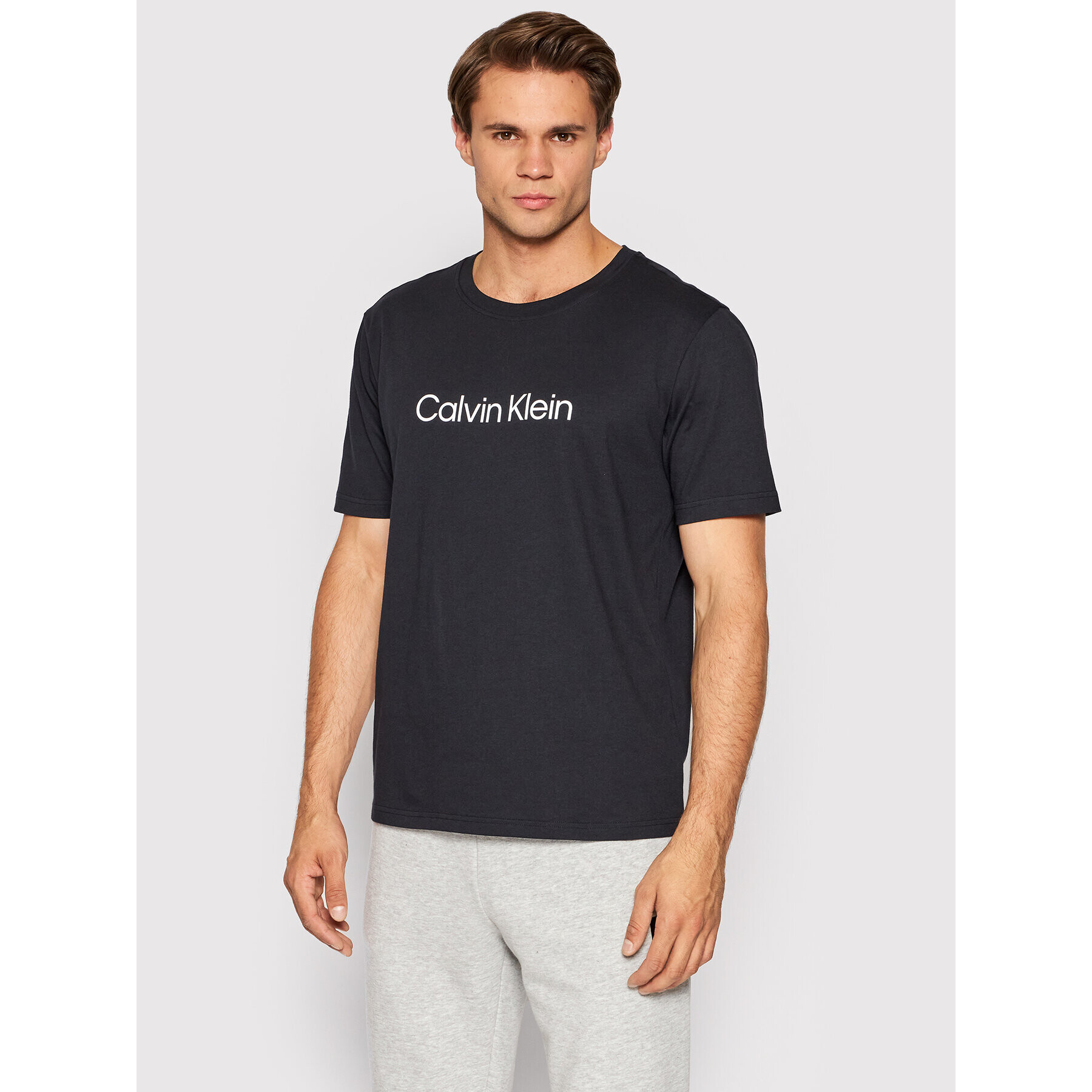 Calvin Klein Performance Тишърт Pw 00GMS2K107 Черен Regular Fit - Pepit.bg