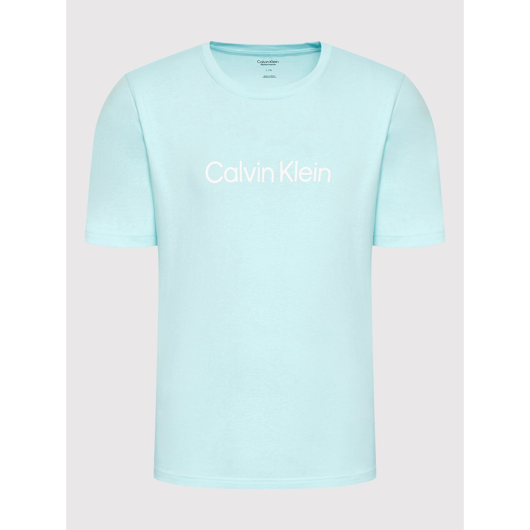Calvin Klein Performance Тишърт Pw 00GMS2K107 Син Regular Fit - Pepit.bg
