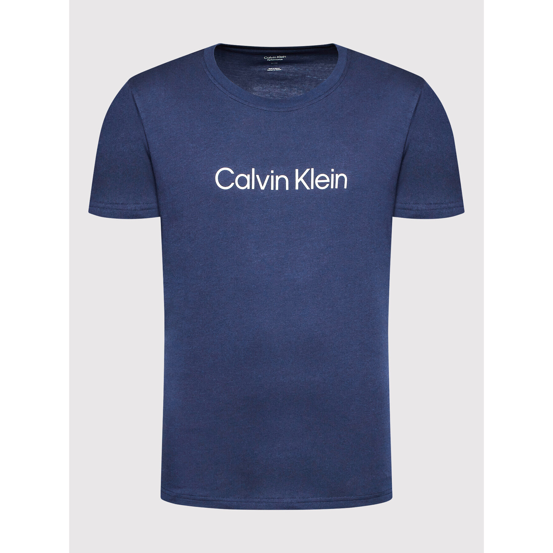 Calvin Klein Performance Тишърт Pw 00GMS2K107 Тъмносин Regular Fit - Pepit.bg