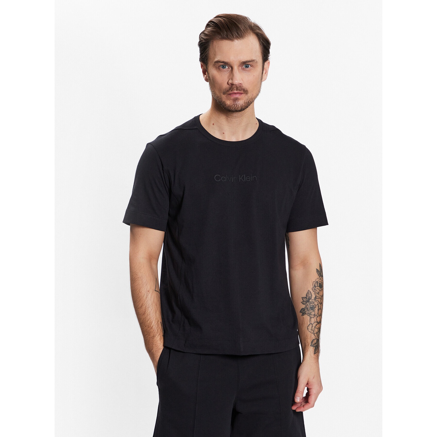 Calvin Klein Performance Тишърт S/S T-Shirt 00GMS3K108 Черен Regular Fit - Pepit.bg