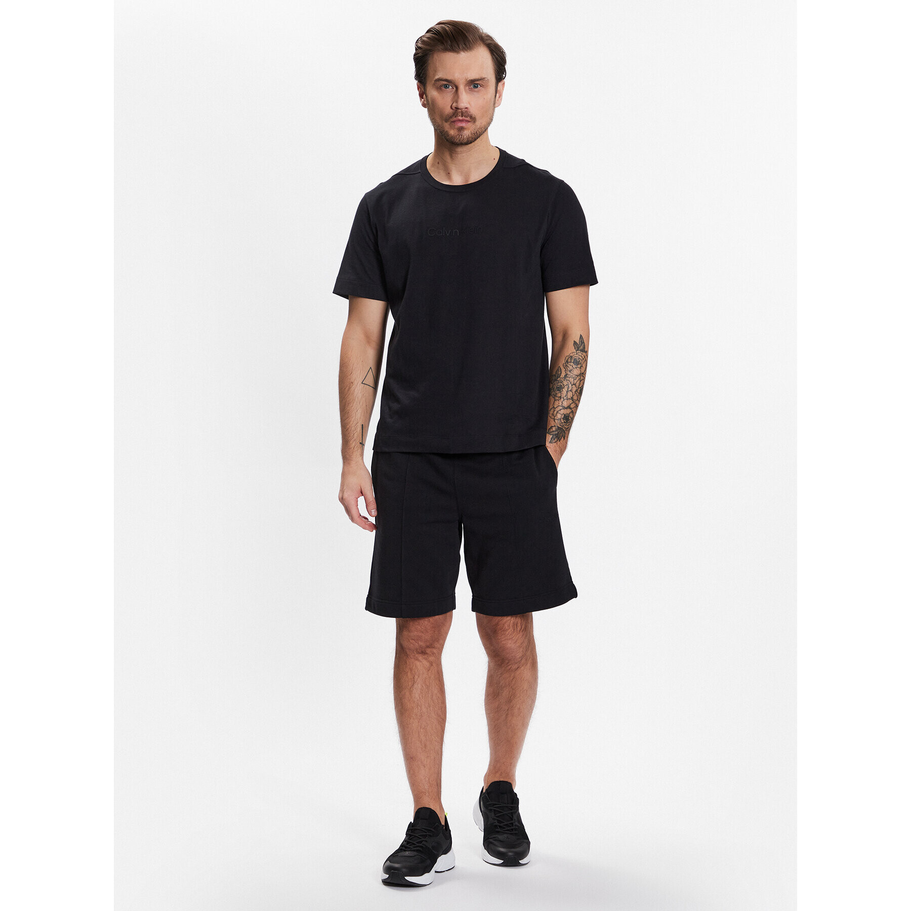 Calvin Klein Performance Тишърт S/S T-Shirt 00GMS3K108 Черен Regular Fit - Pepit.bg