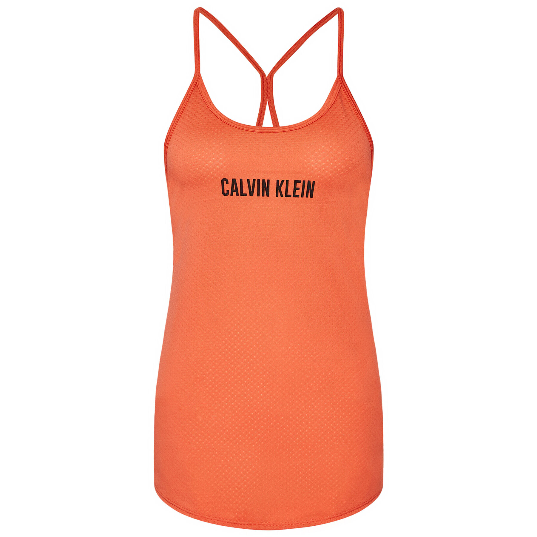 Calvin Klein Performance топ Wo 00GWS1K198 Оранжев Regular Fit - Pepit.bg