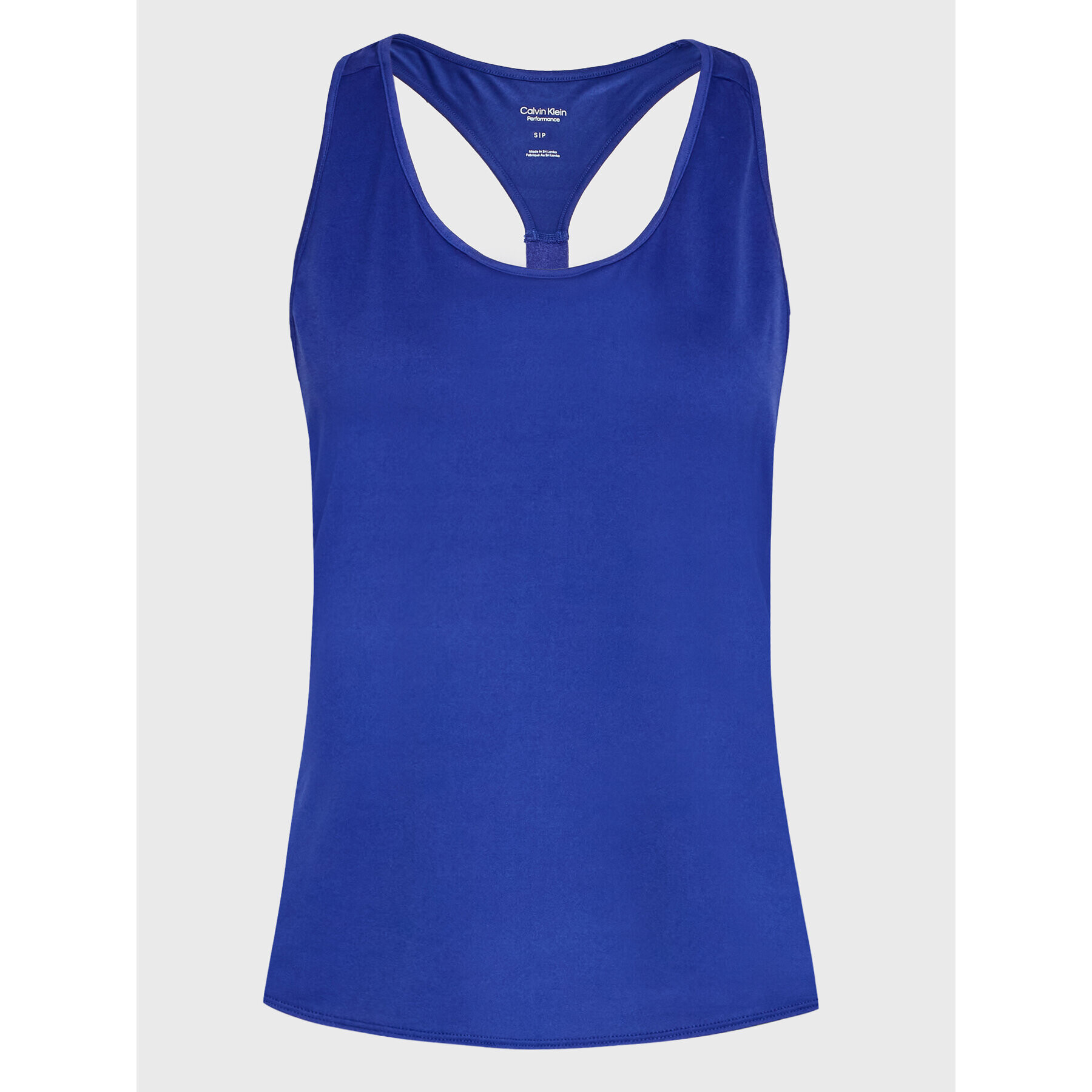 Calvin Klein Performance топ Wo Tank 00GWF2K132 Тъмносин Regular Fit - Pepit.bg