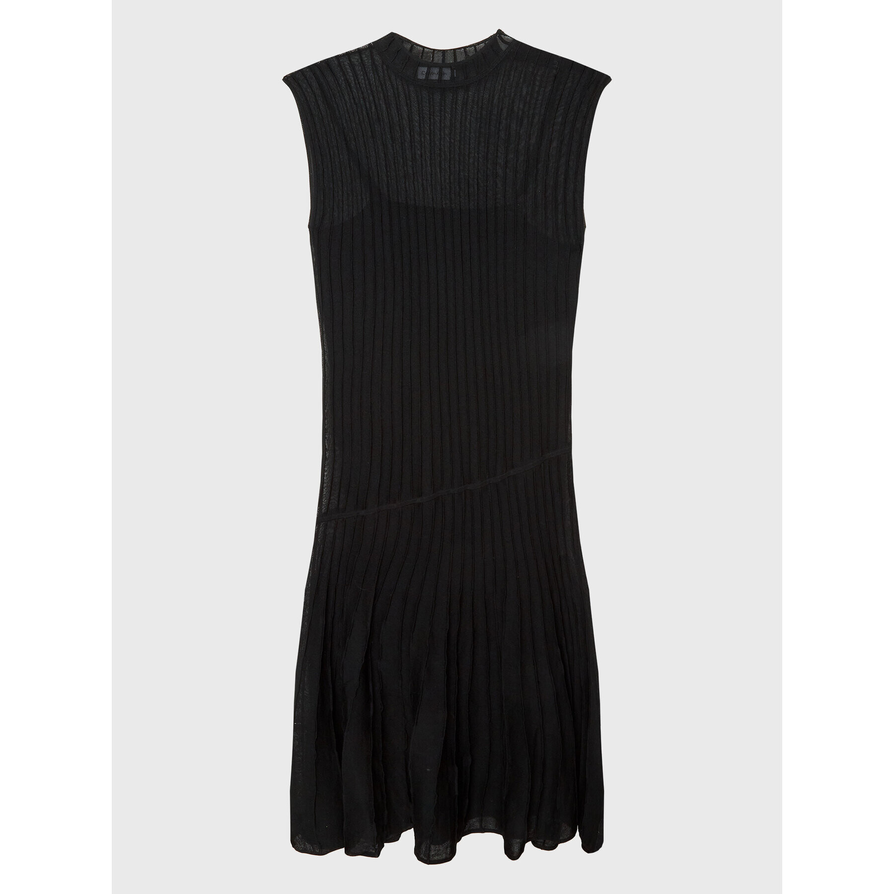Calvin Klein Плетена рокля K20K205555 Черен Regular Fit - Pepit.bg