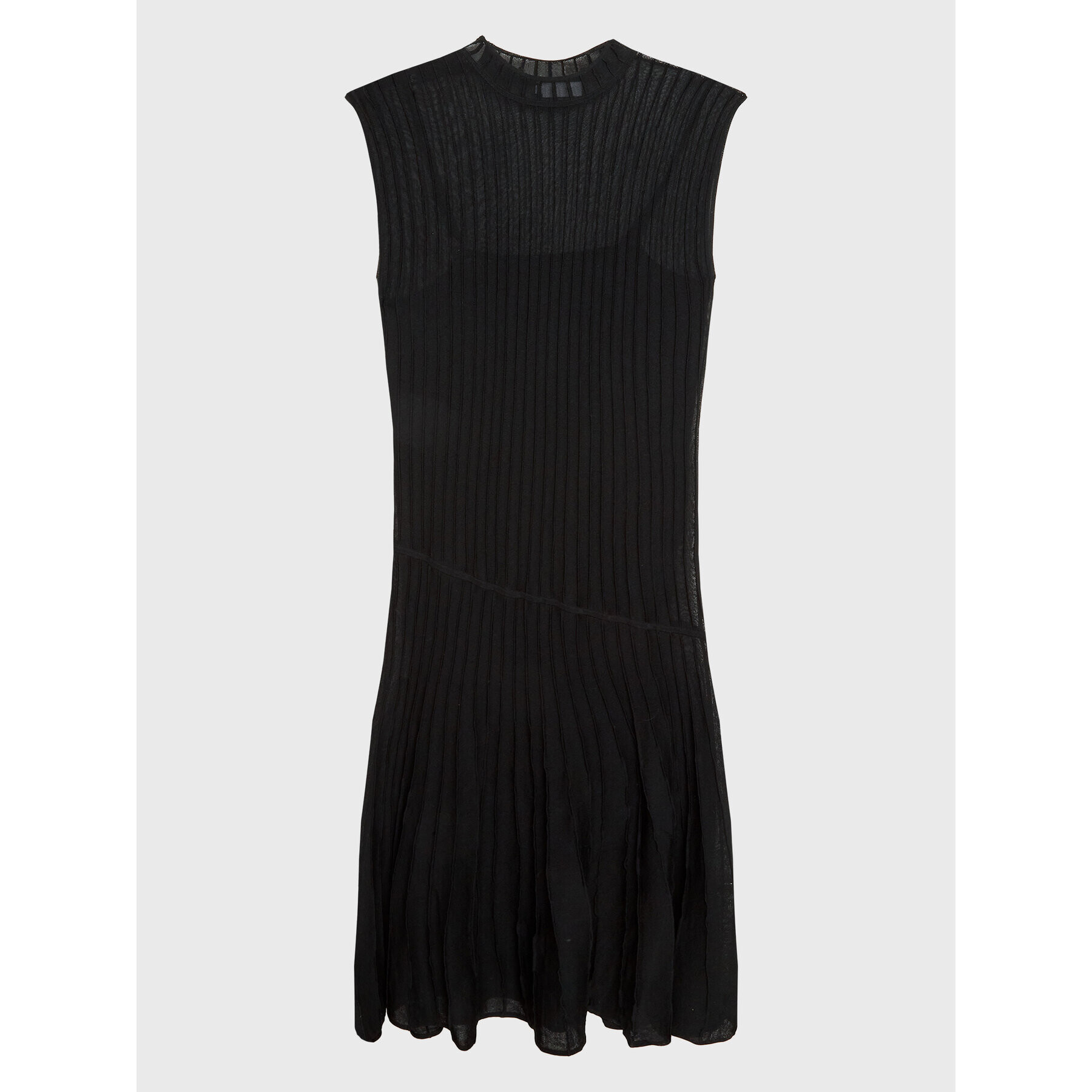Calvin Klein Плетена рокля K20K205555 Черен Regular Fit - Pepit.bg