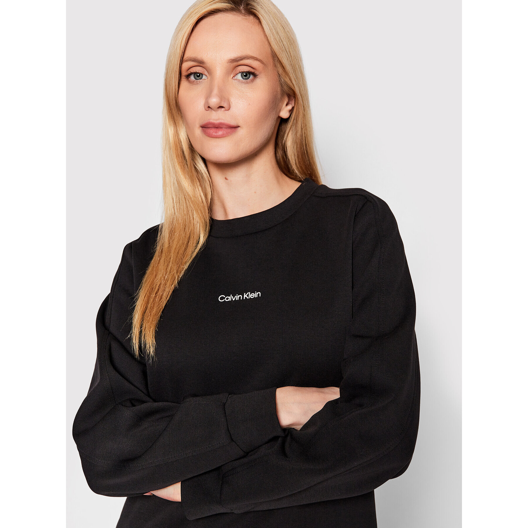 Calvin Klein Плетена рокля K20K204290 Черен Regular Fit - Pepit.bg