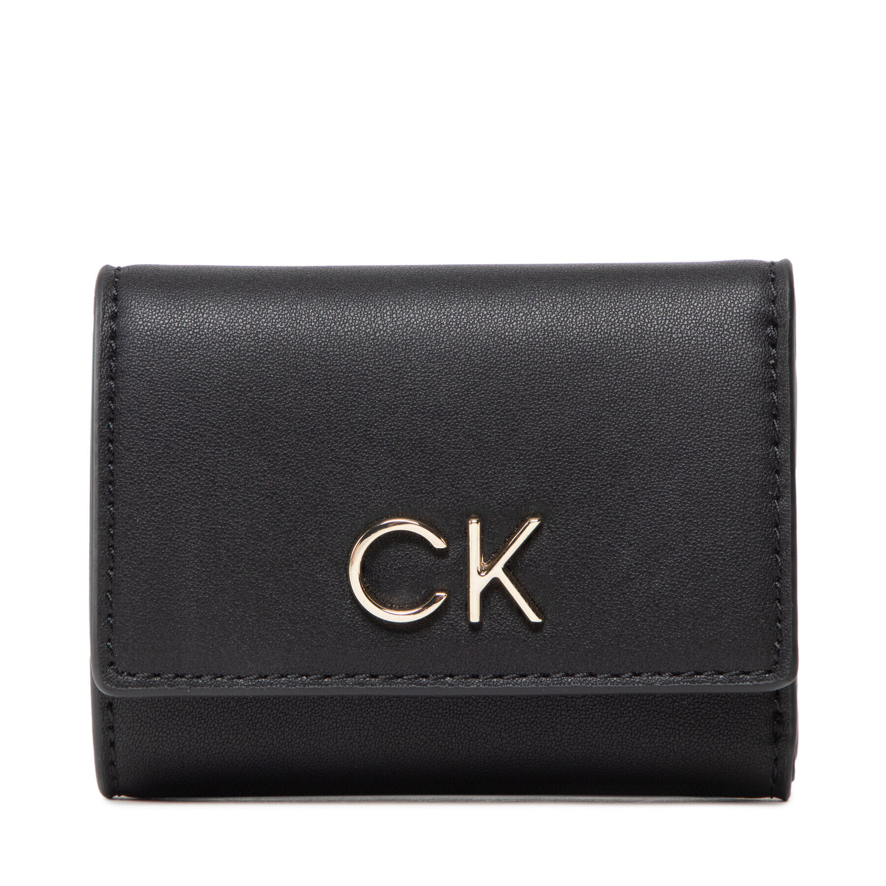 Calvin Klein Подаръчен комплект Re-Lock Trifold Xxs + Key Fob K60K610016 Черен - Pepit.bg