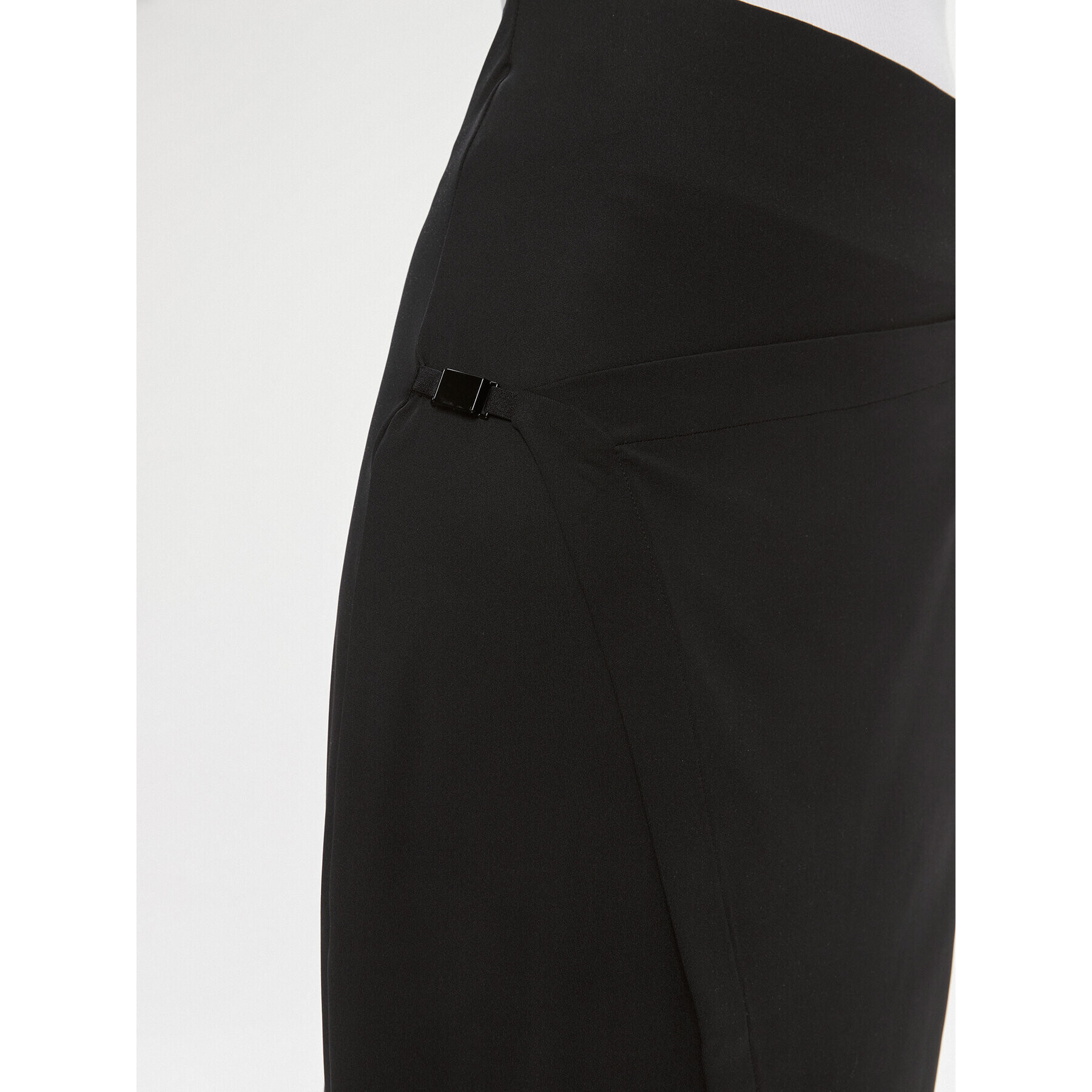 Calvin Klein Пола тип молив Stretch Jersey Midi Skirt K20K206808 Черен Slim Fit - Pepit.bg