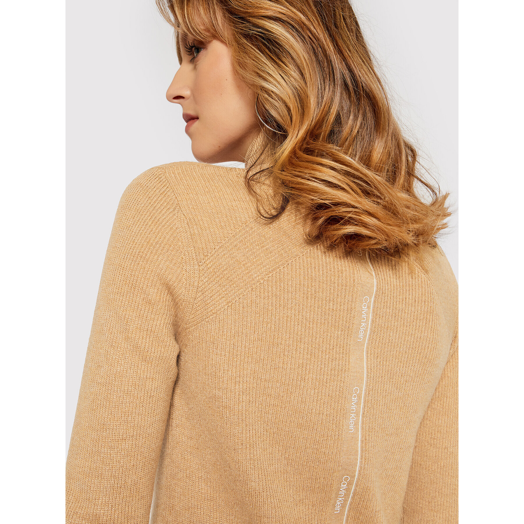 Calvin Klein Поло Ess K20K203832 Кафяв Regular Fit - Pepit.bg