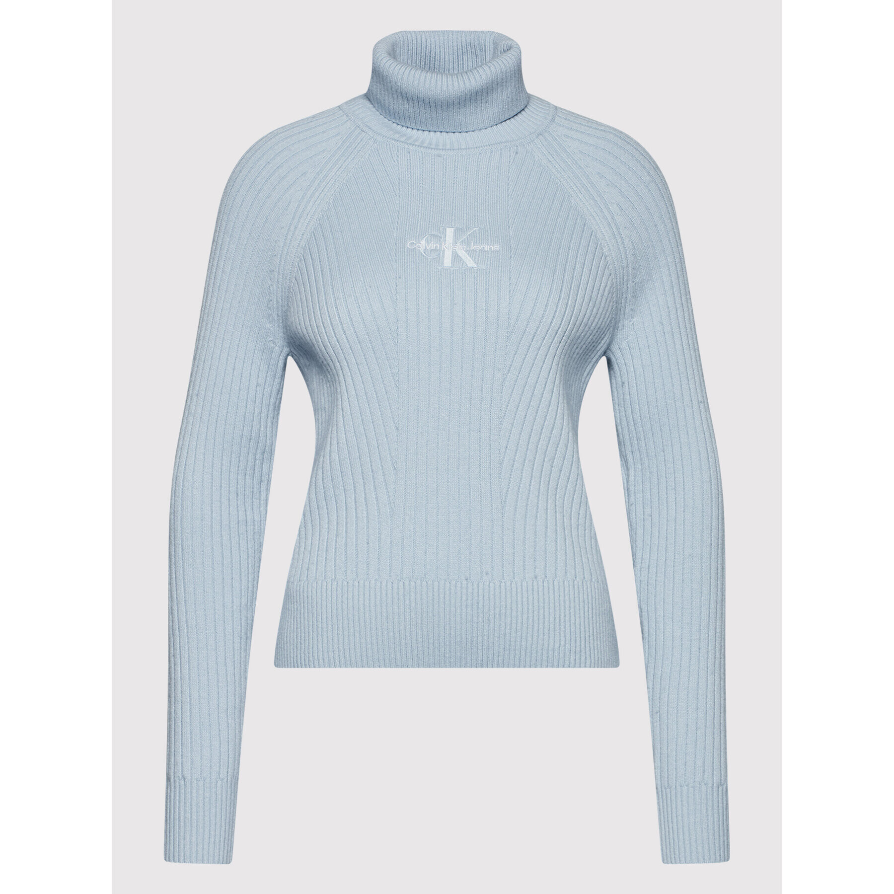 Calvin Klein Поло Jumper J20J217726 Син Slim Fit - Pepit.bg