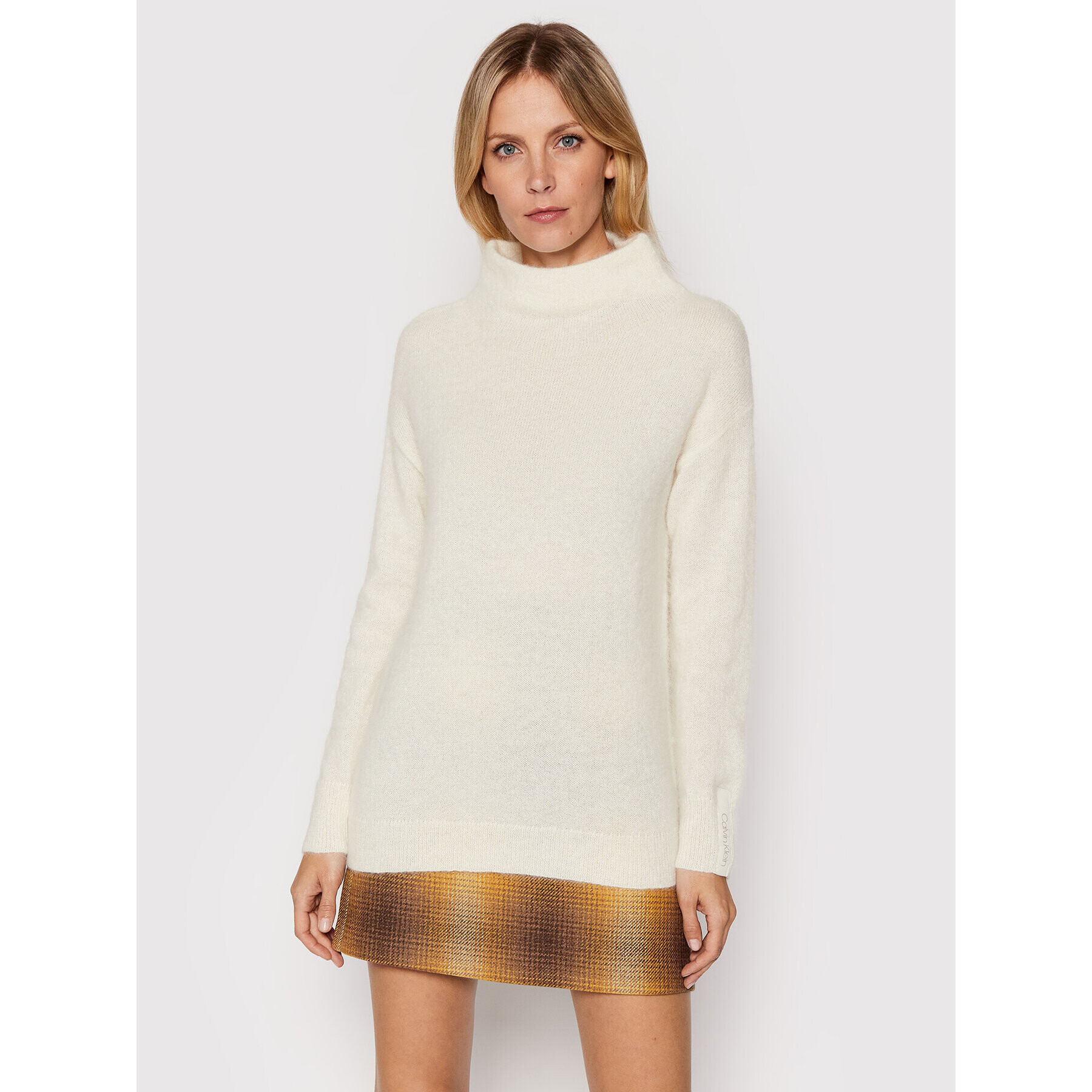 Calvin Klein Поло K20K203340YBL Бял Regular Fit - Pepit.bg