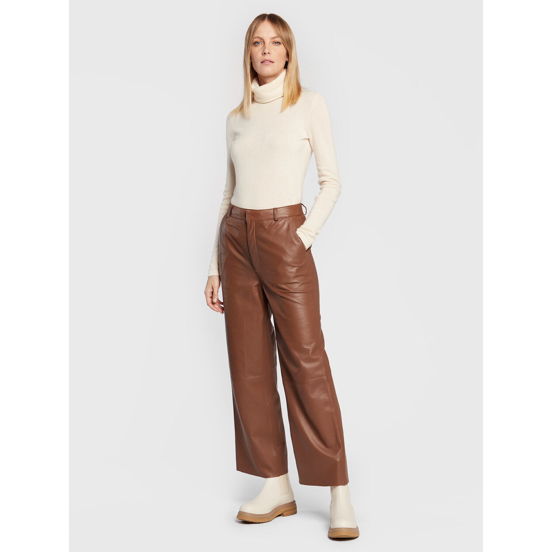 Calvin Klein Поло K20K204780 Екрю Regular Fit - Pepit.bg