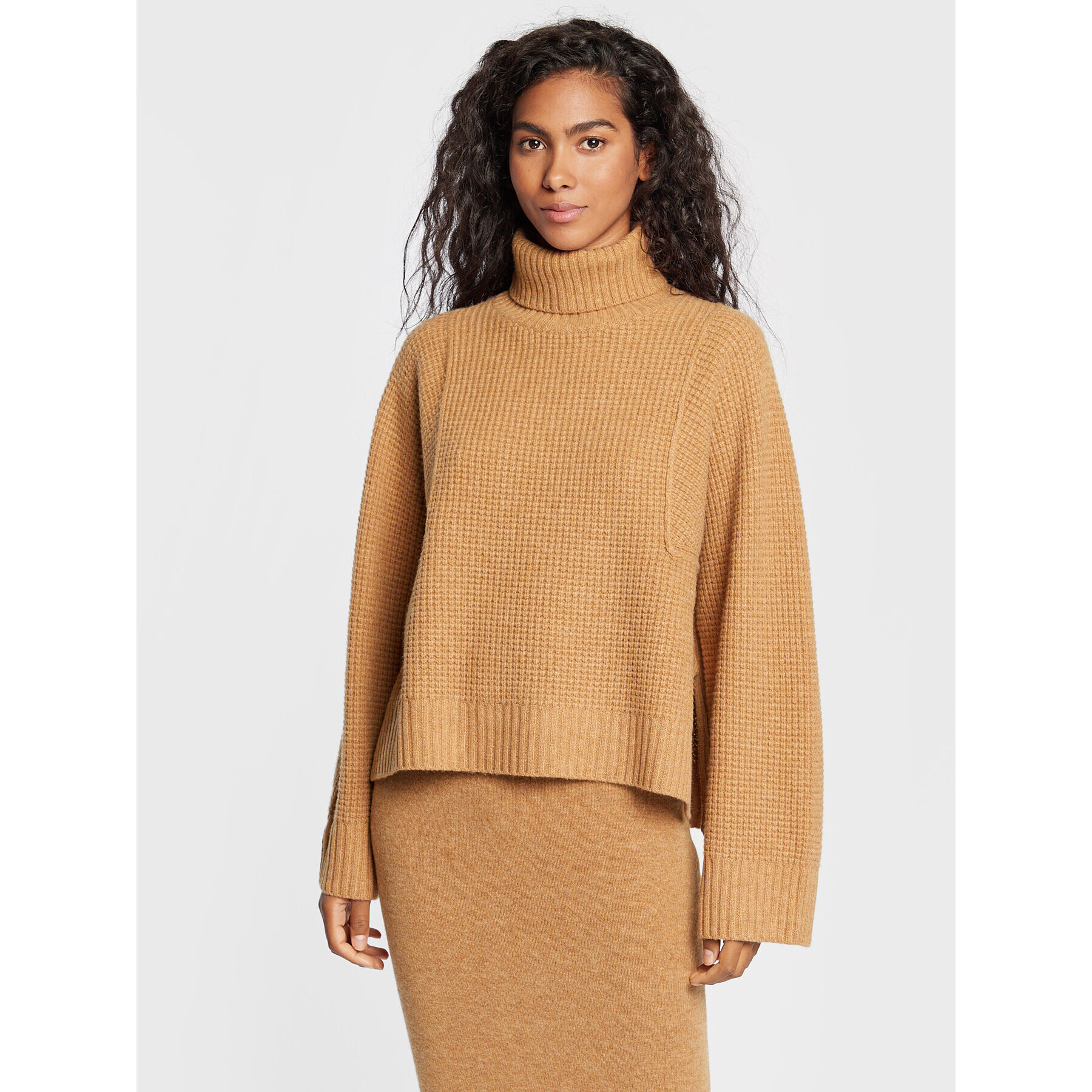 Calvin Klein Поло K20K205129 Кафяв Relaxed Fit - Pepit.bg