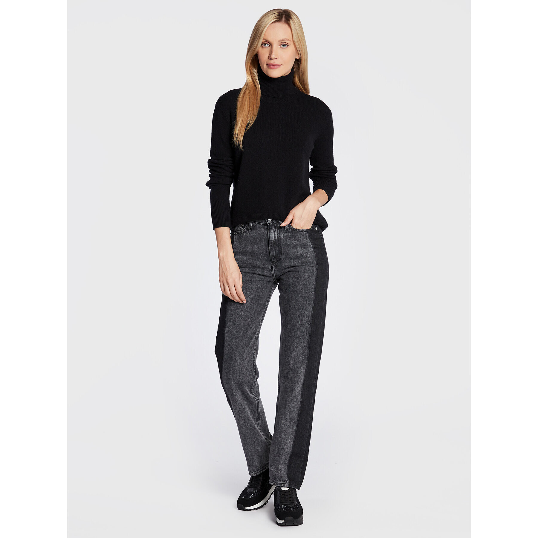 Calvin Klein Поло K20K205419 Черен Relaxed Fit - Pepit.bg