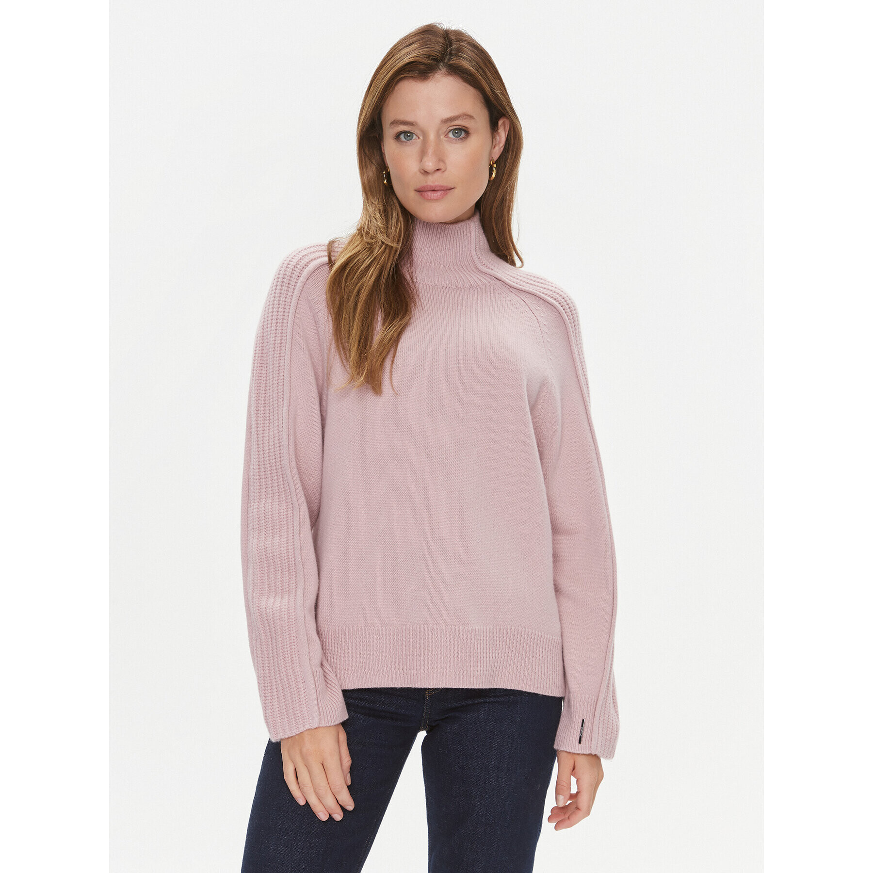 Calvin Klein Поло K20K205985 Розов Relaxed Fit - Pepit.bg