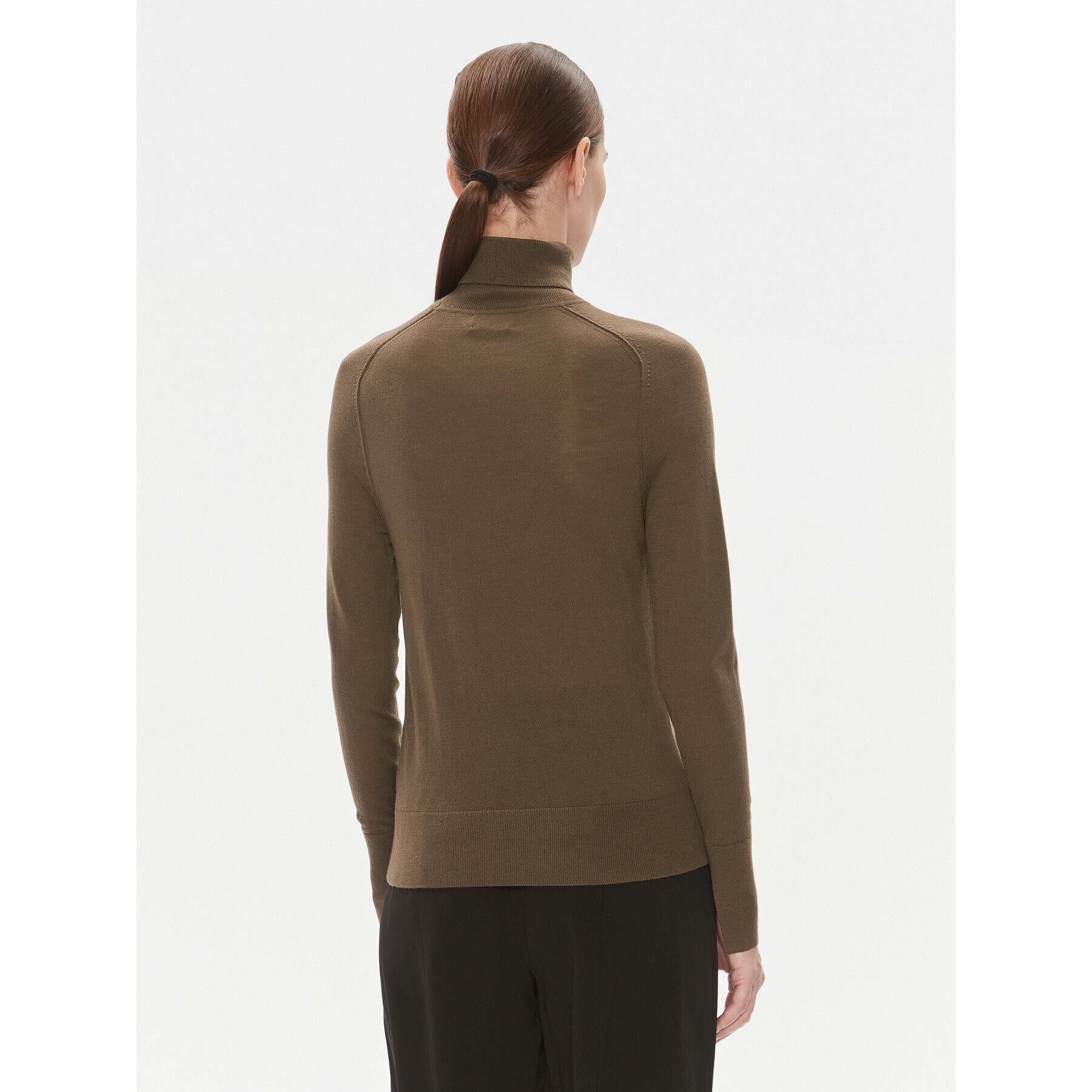 Calvin Klein Поло K20K205989 Кафяв Slim Fit - Pepit.bg