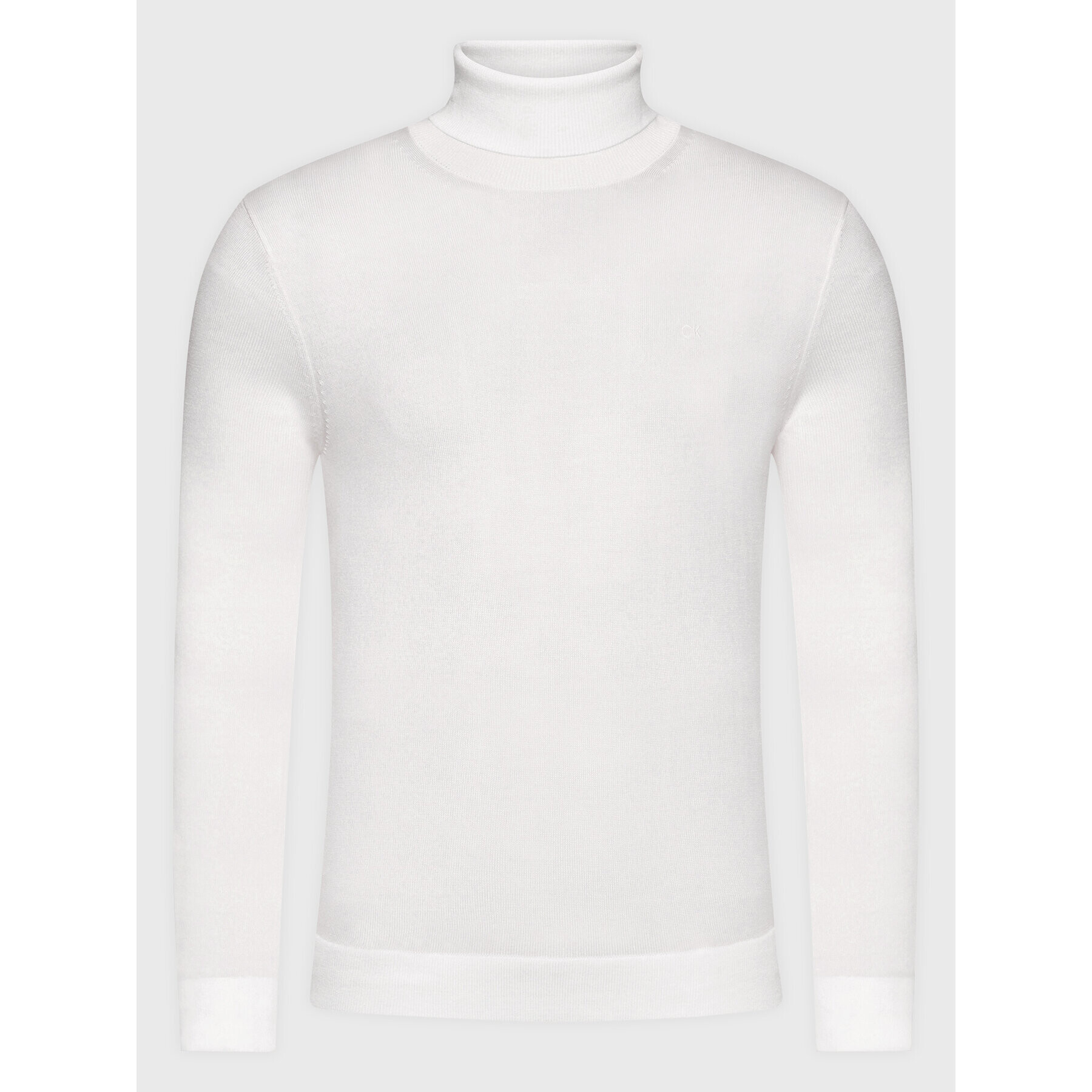 Calvin Klein Поло Superior K10K110420 Бял Slim Fit - Pepit.bg