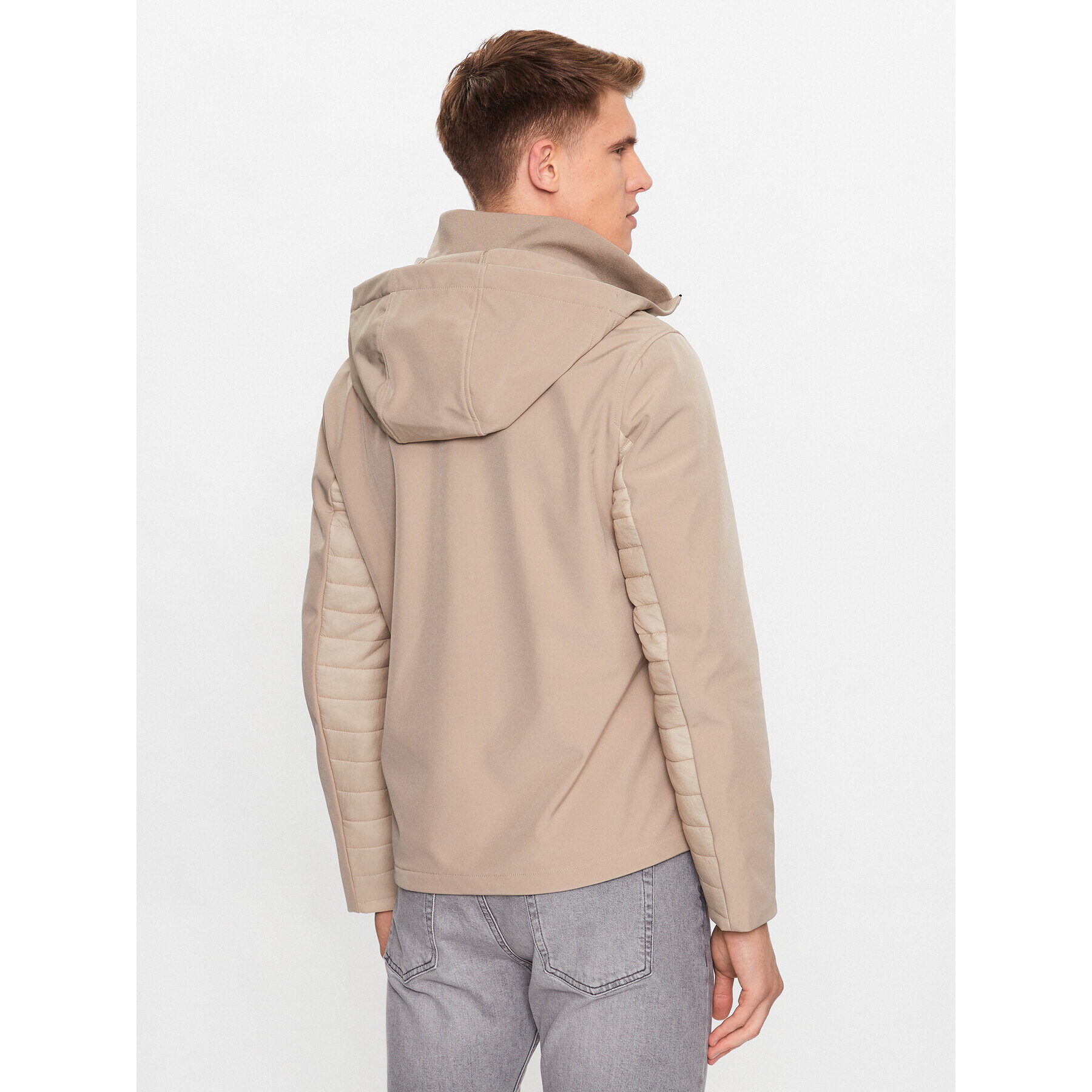 Calvin Klein Преходно яке K10K111466 Бежов Regular Fit - Pepit.bg