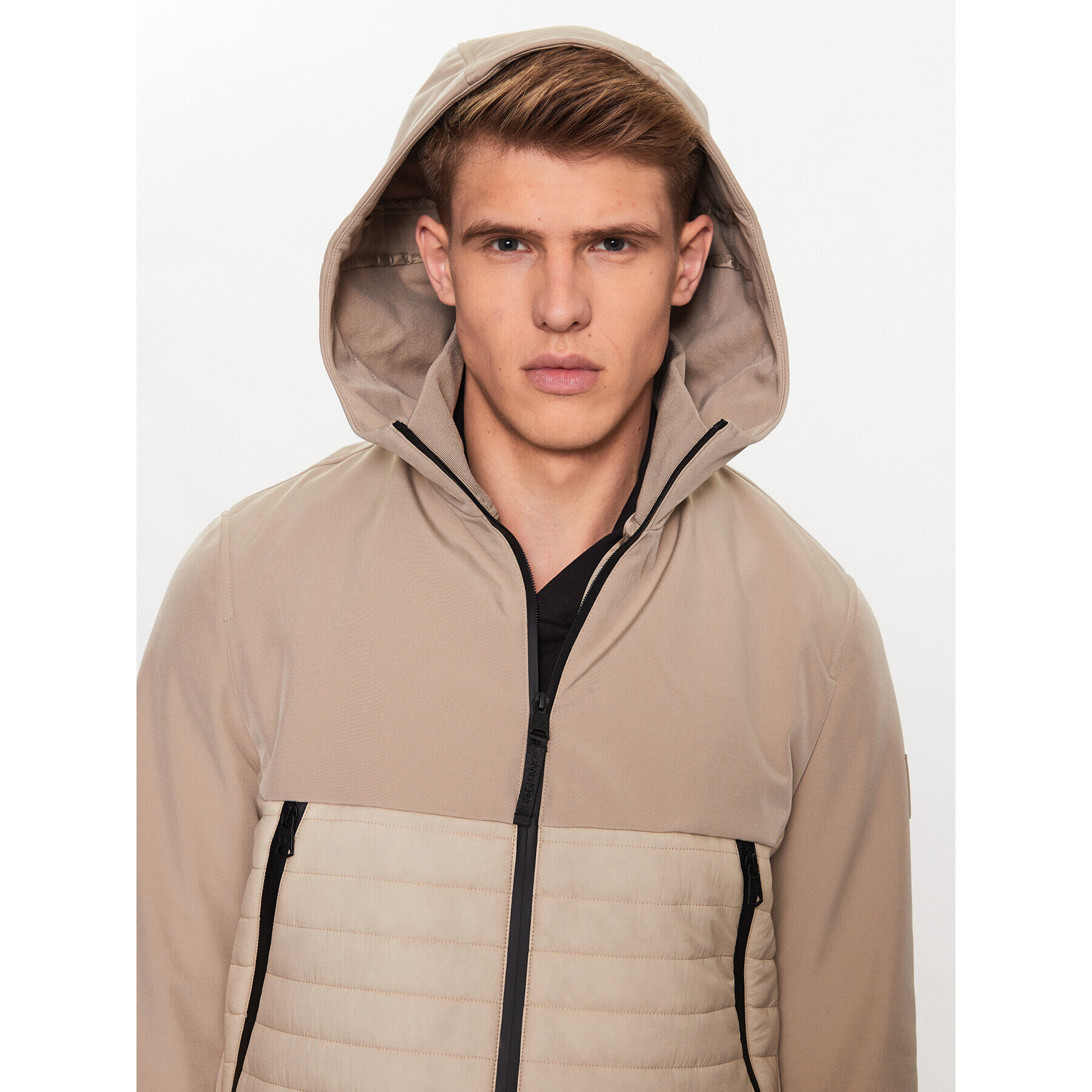 Calvin Klein Преходно яке K10K111466 Бежов Regular Fit - Pepit.bg