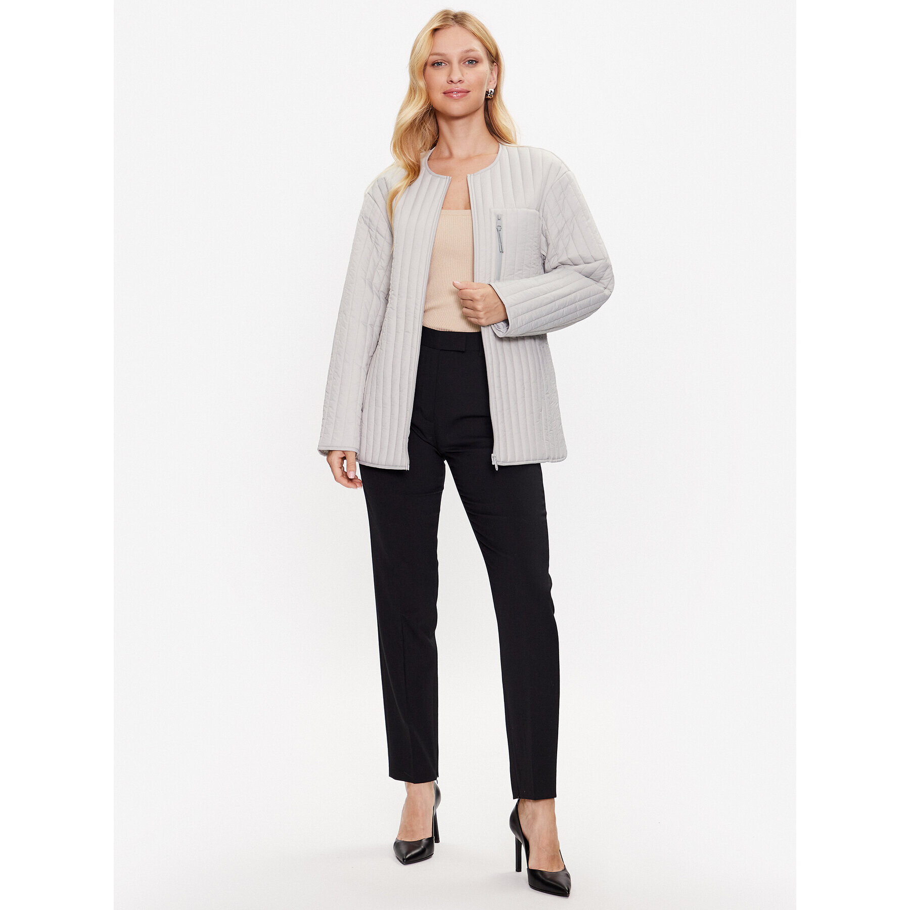 Calvin Klein Преходно яке K20K205505 Сив Regular Fit - Pepit.bg