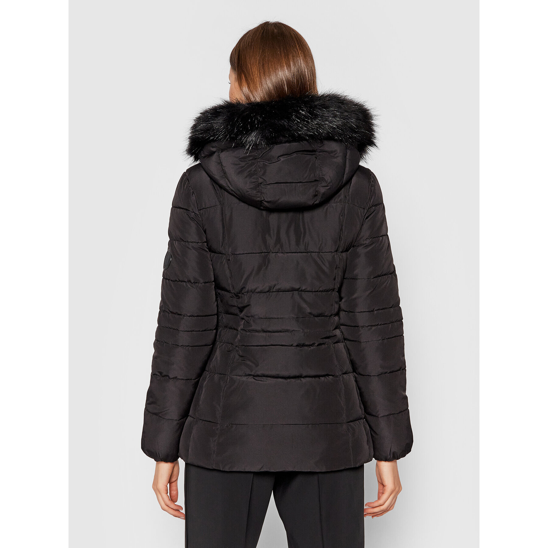 Calvin Klein Пухено яке Essential K20K203129 Черен Regular Fit - Pepit.bg