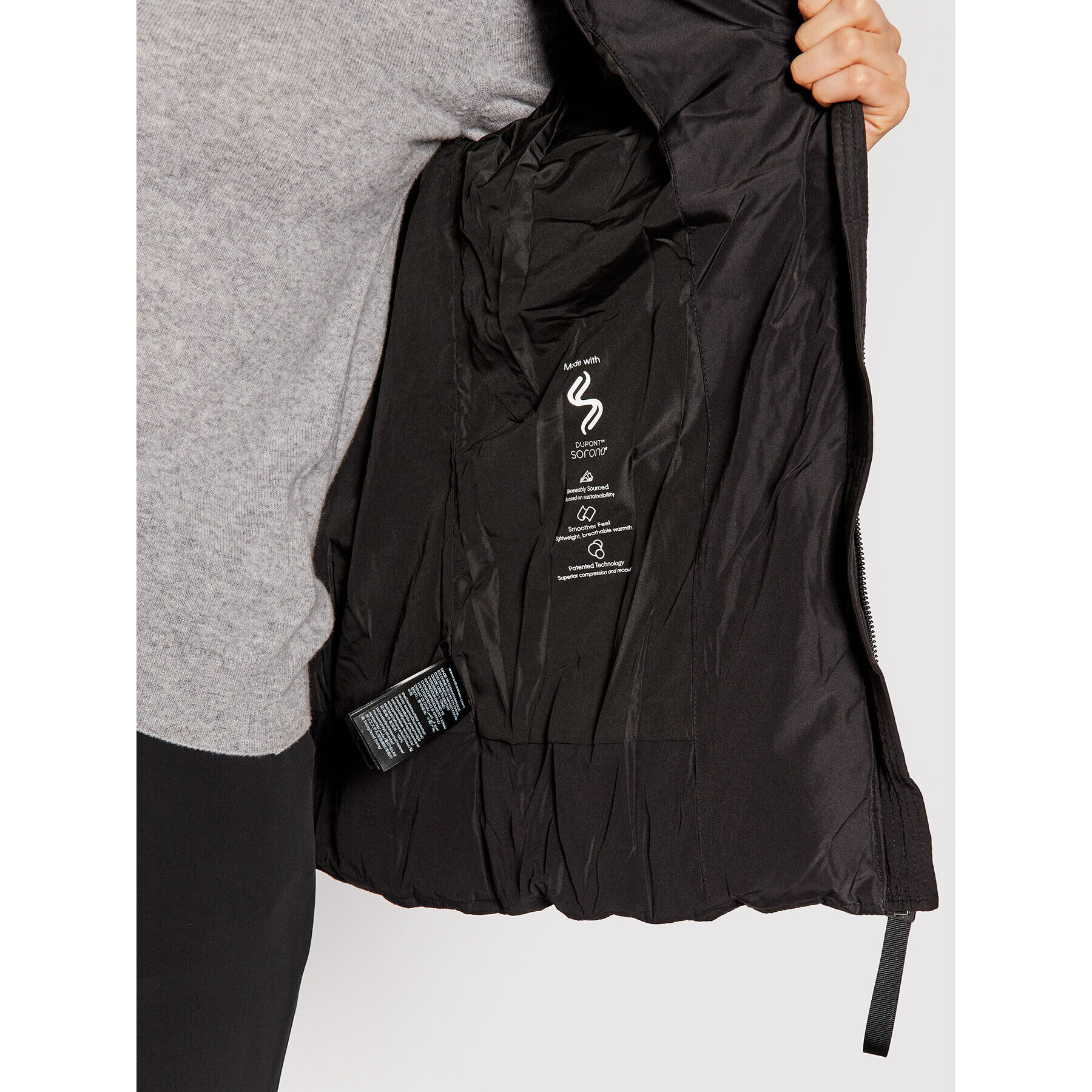 Calvin Klein Пухено яке Essential K20K203129 Черен Regular Fit - Pepit.bg