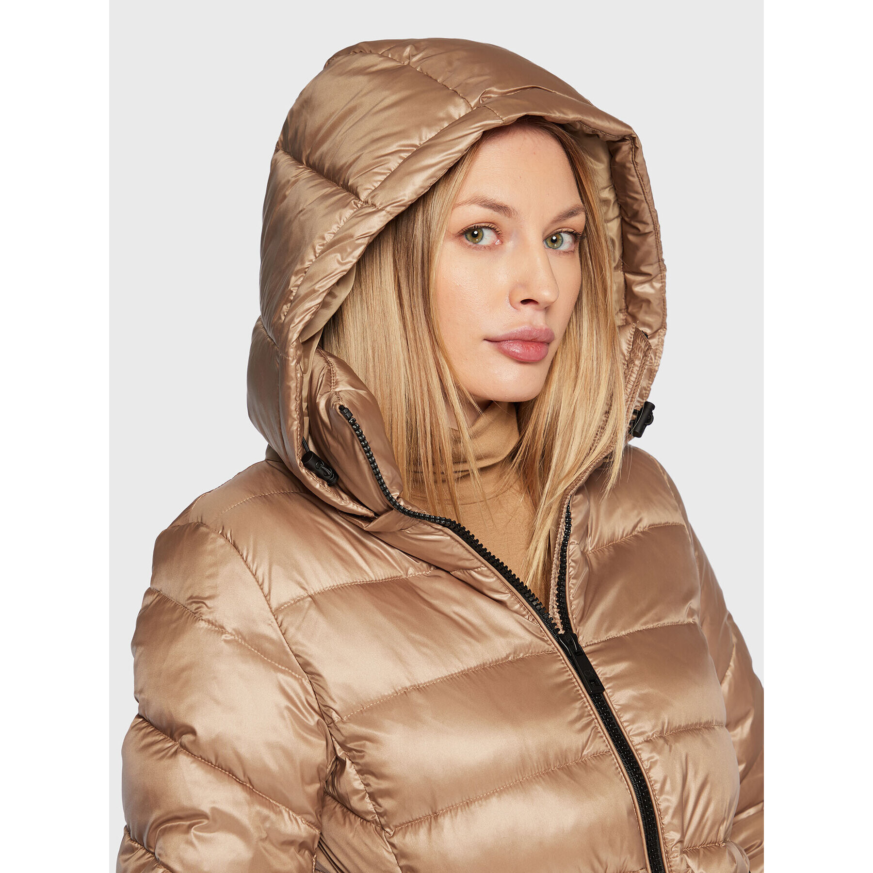 Calvin Klein Пухено яке Essential K20K204699 Кафяв Regular Fit - Pepit.bg