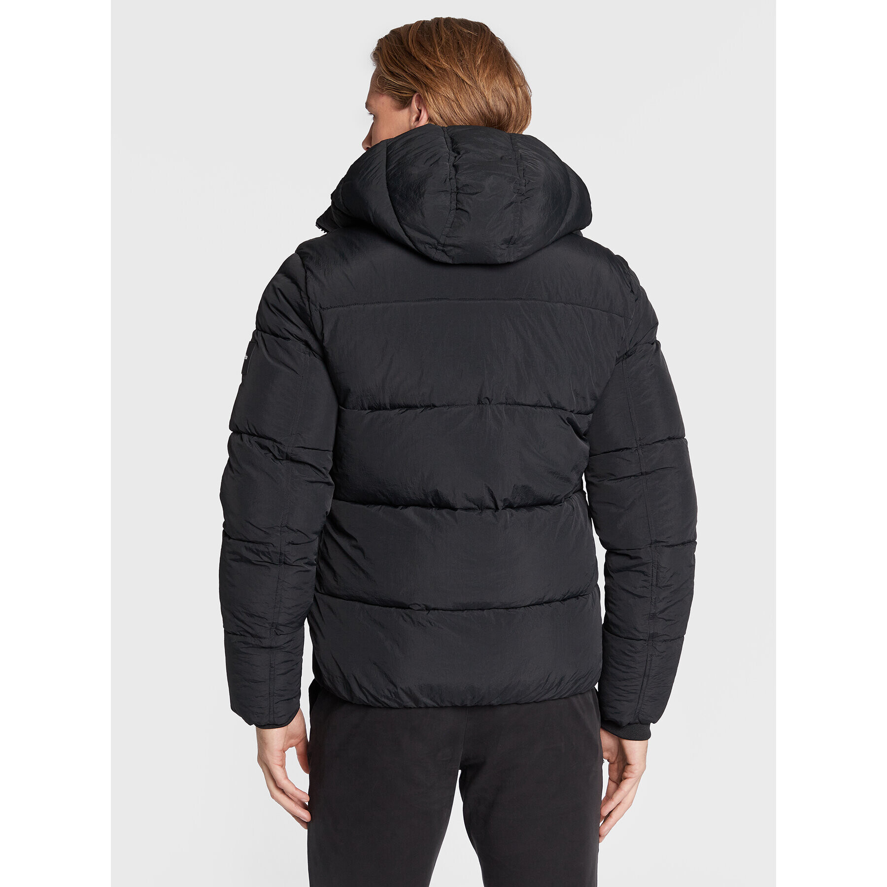 Calvin Klein Пухено яке K10K110336 Черен Regular Fit - Pepit.bg