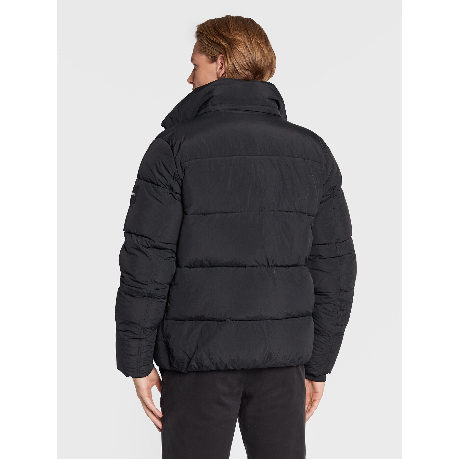 Calvin Klein Пухено яке K10K110336 Черен Regular Fit - Pepit.bg