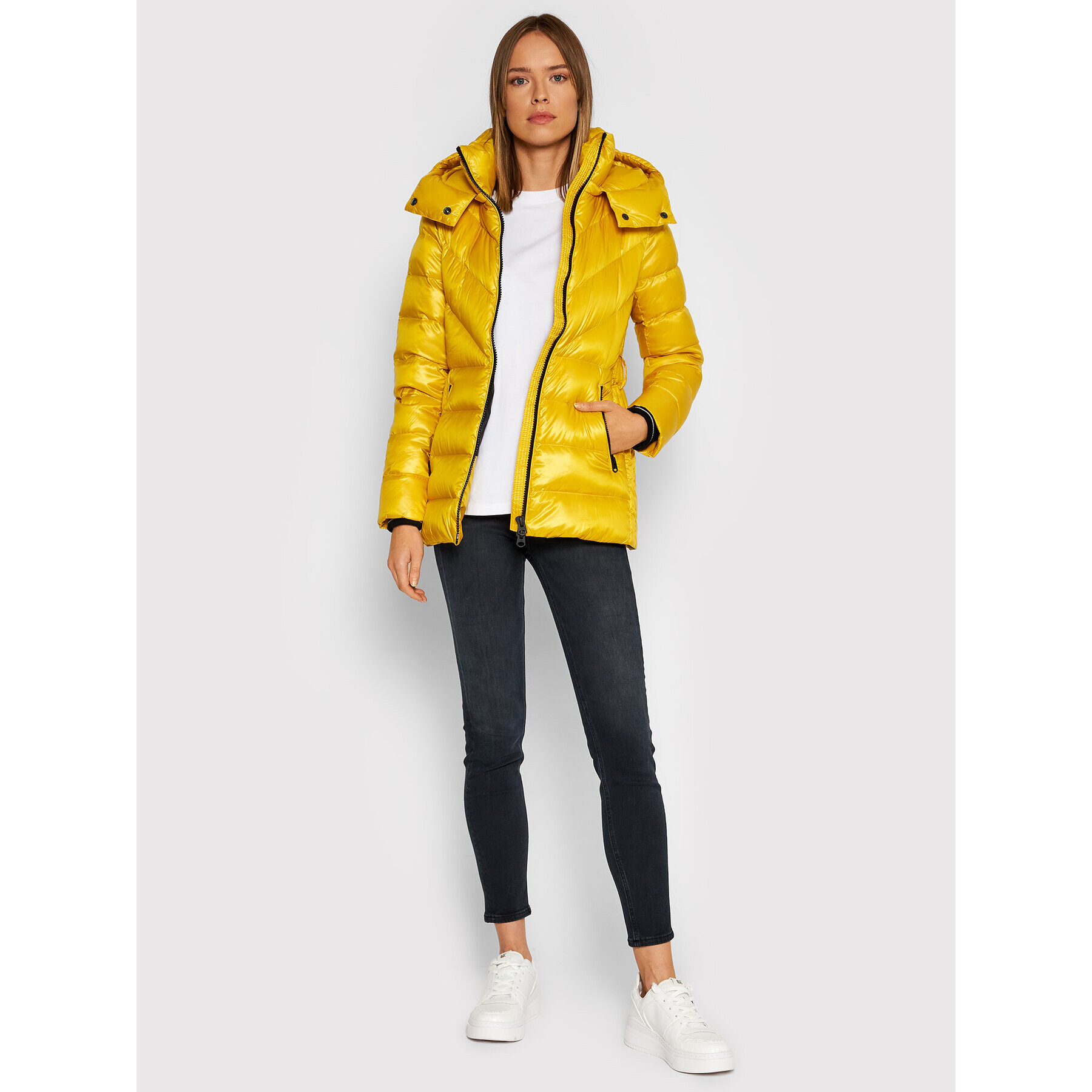 Calvin Klein Пухено яке K20K203132 Жълт Regular Fit - Pepit.bg