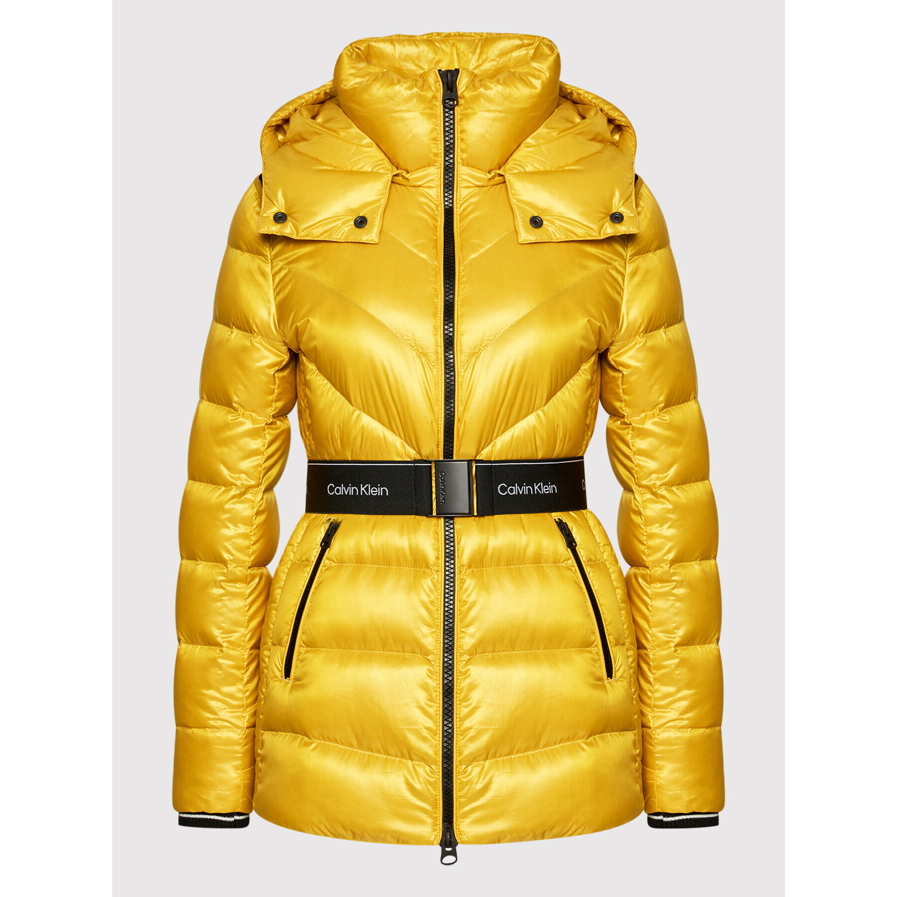 Calvin Klein Пухено яке K20K203132 Жълт Regular Fit - Pepit.bg