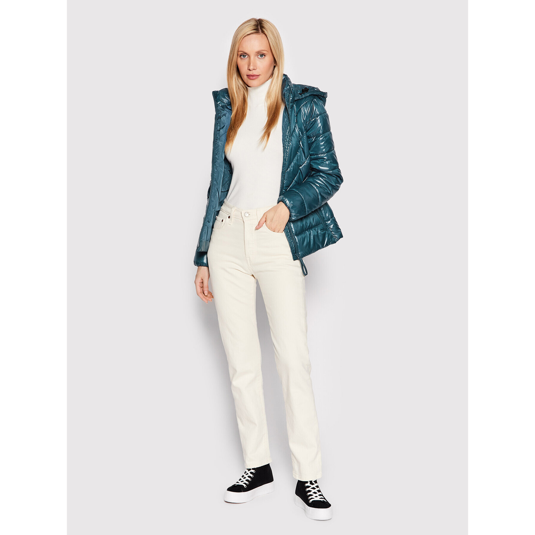 Calvin Klein Пухено яке K20K204867 Син Regular Fit - Pepit.bg