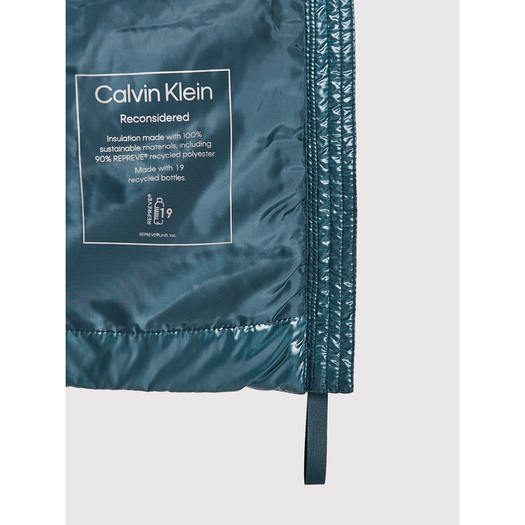 Calvin Klein Пухено яке K20K204867 Син Regular Fit - Pepit.bg