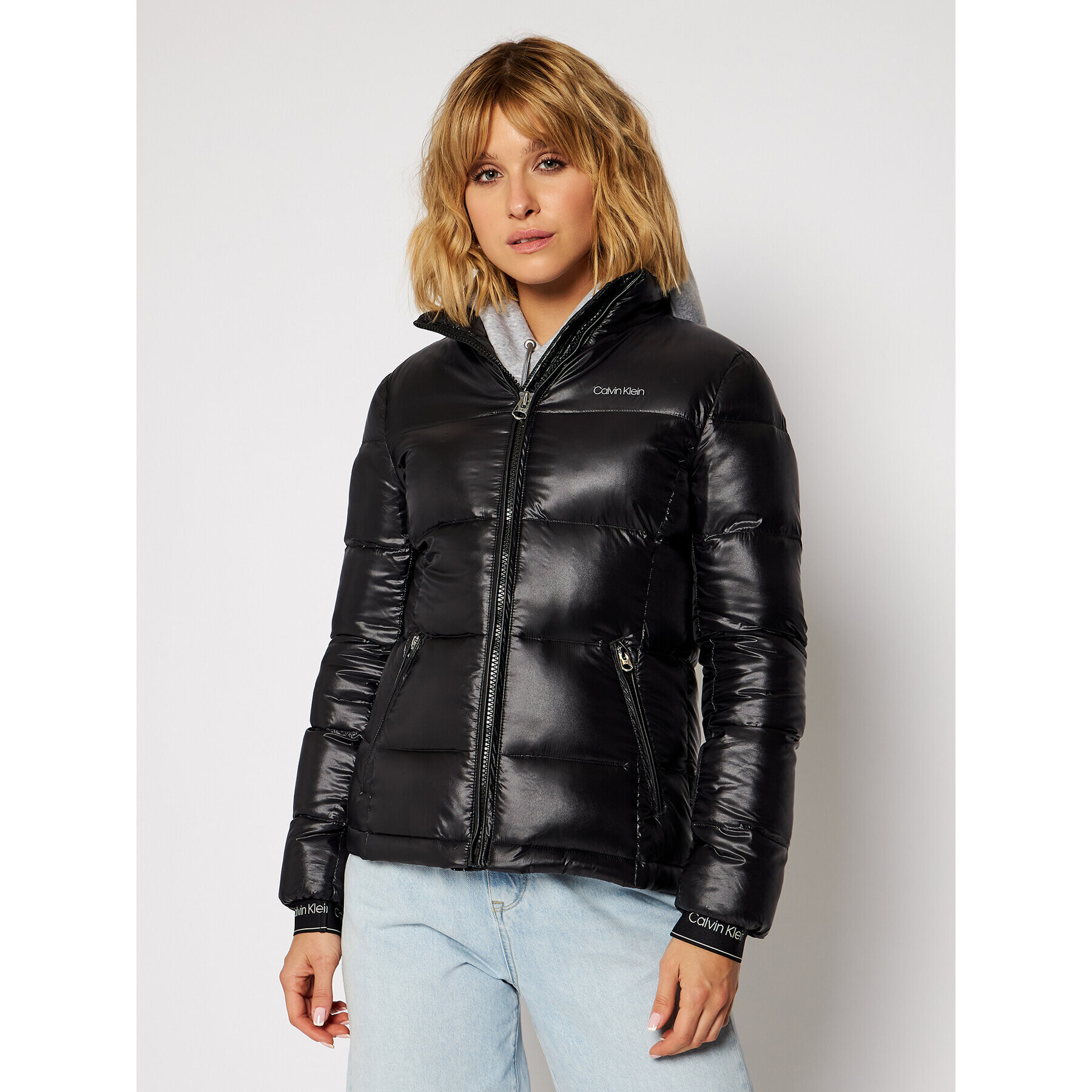 Calvin Klein Пухено яке Lofty Down K20K202314 Черен Regular Fit - Pepit.bg