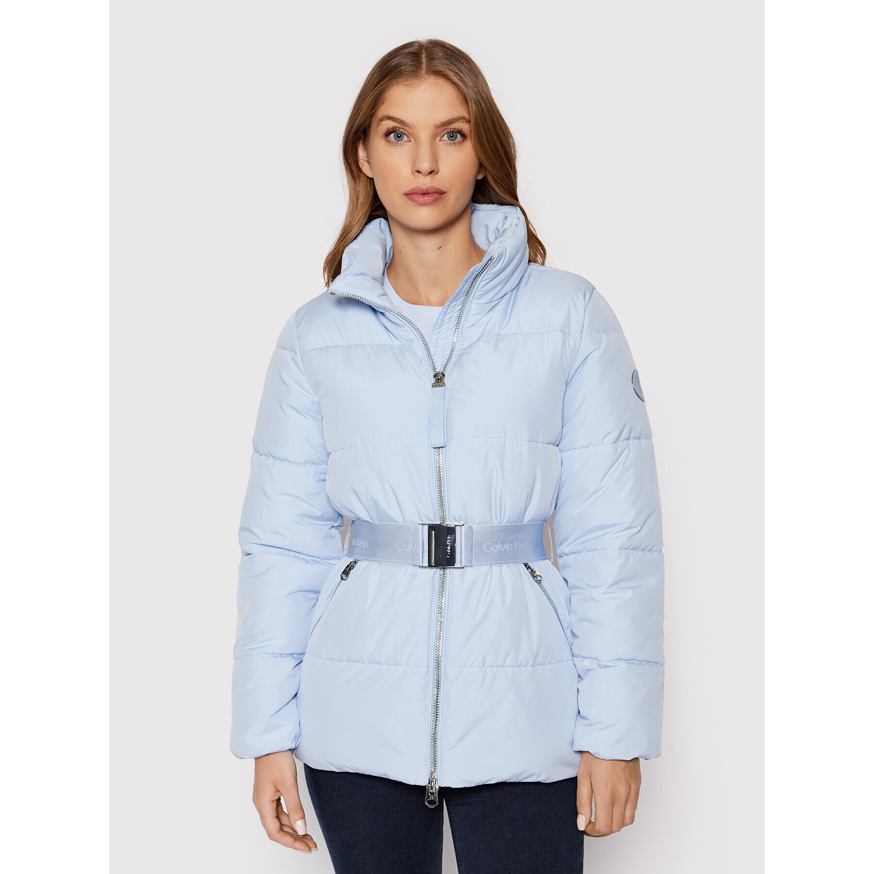 Calvin Klein Пухено яке Lofty K20K203556 Син Regular Fit - Pepit.bg