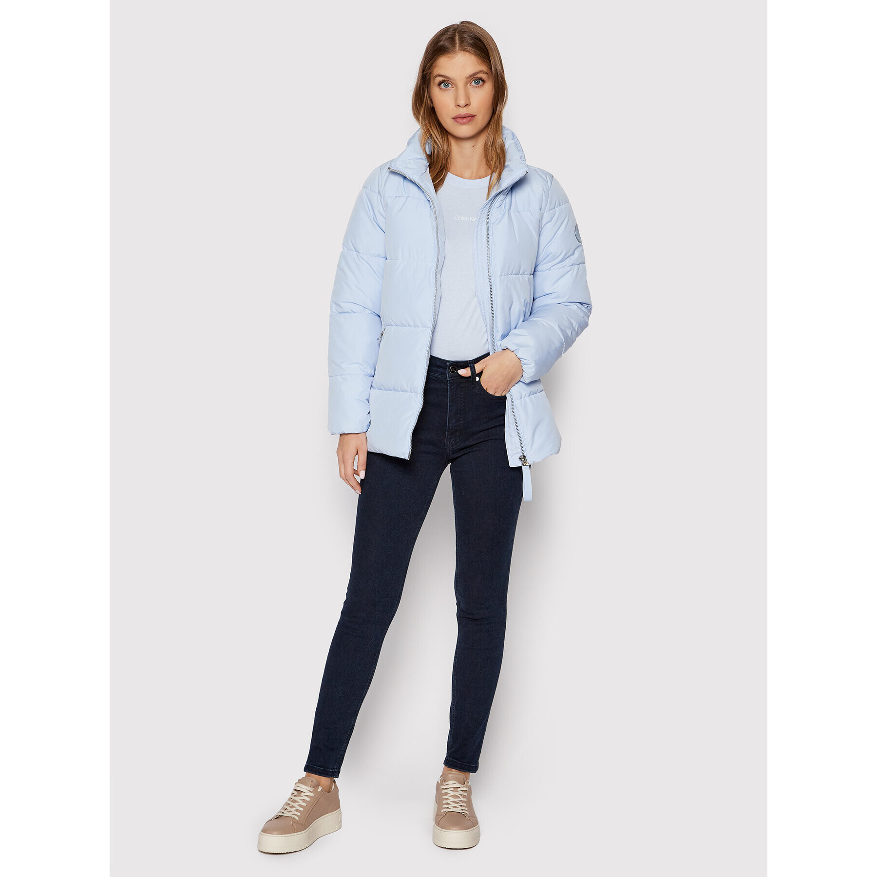 Calvin Klein Пухено яке Lofty K20K203556 Син Regular Fit - Pepit.bg