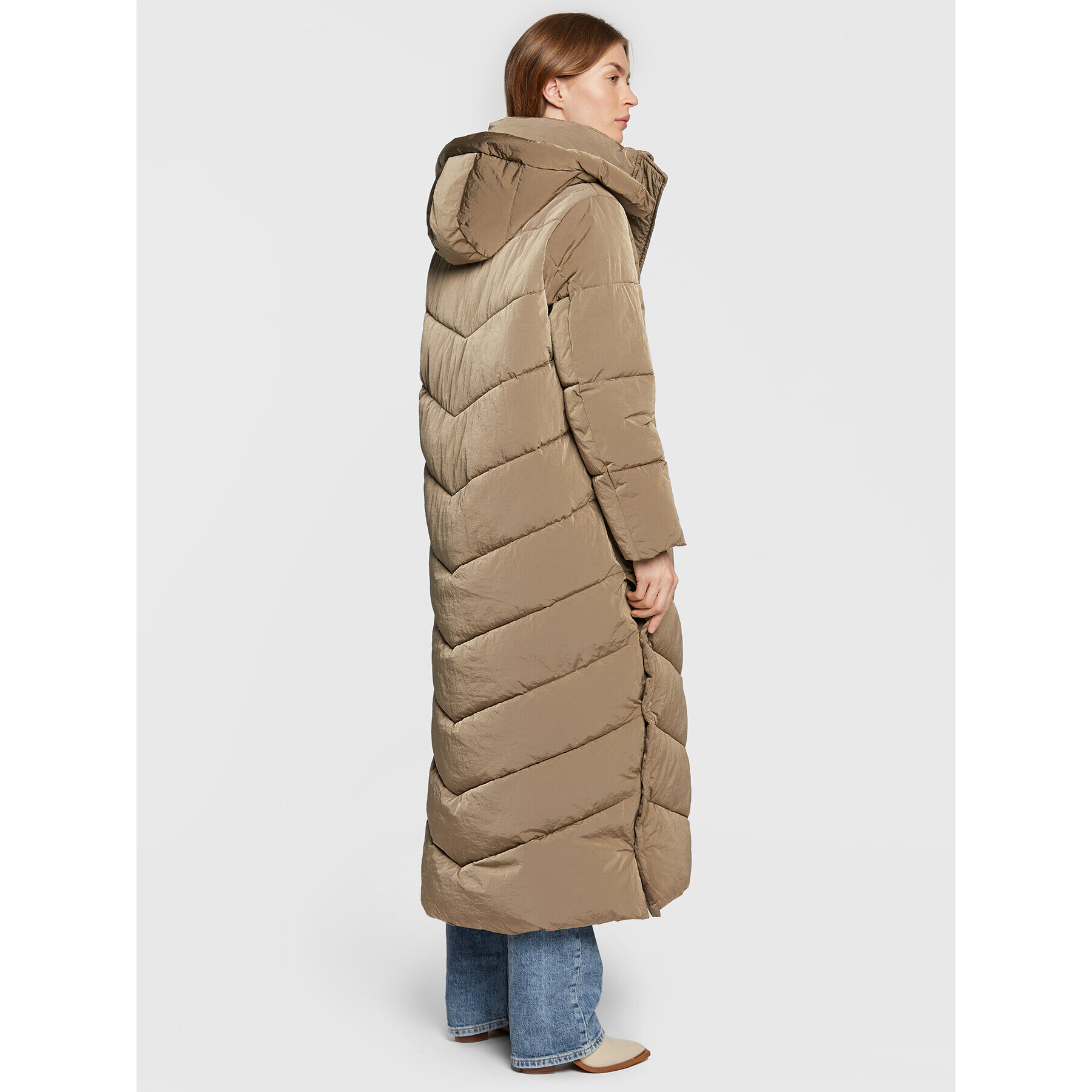Calvin Klein Пухено яке Modern K20K205127 Бежов Regular Fit - Pepit.bg