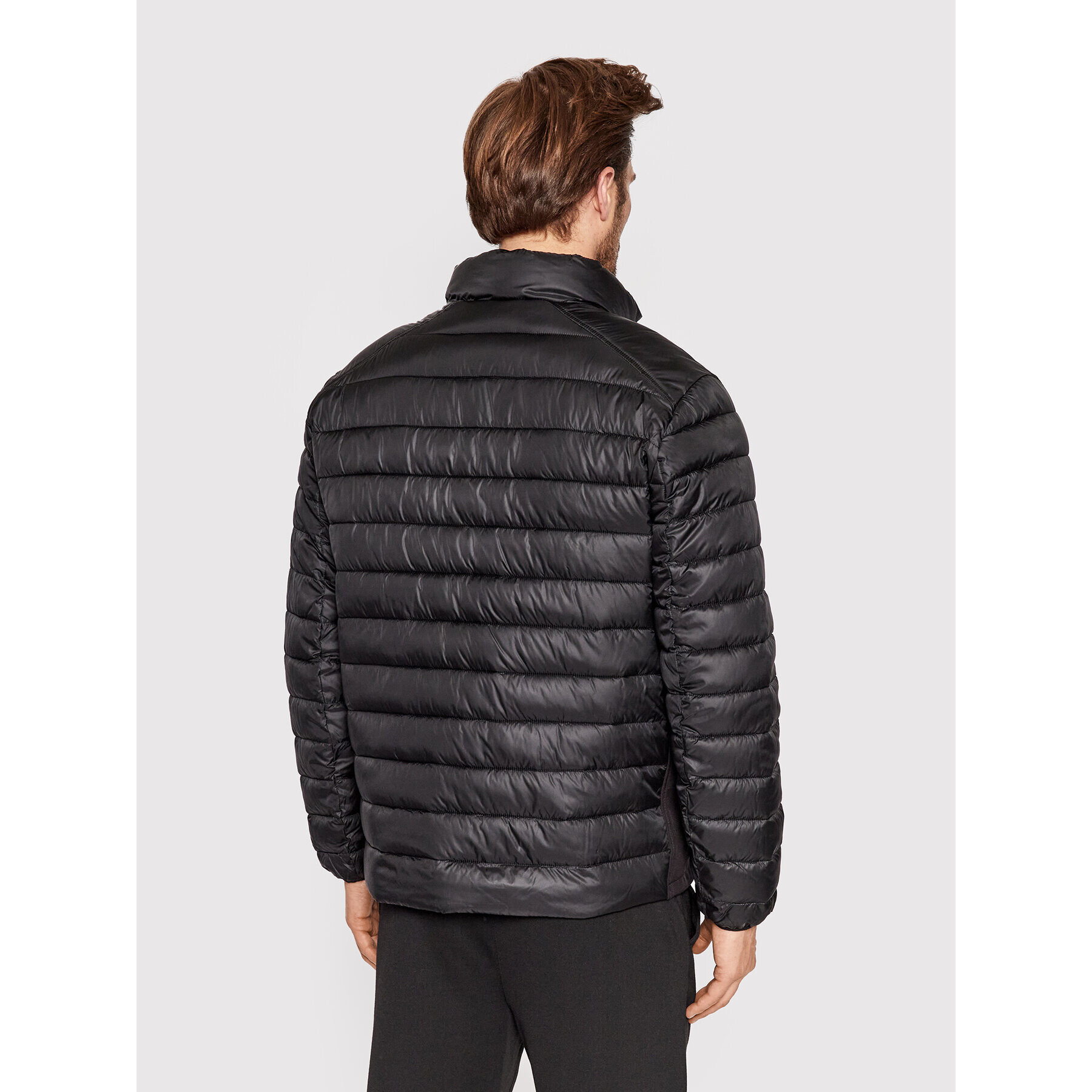 Calvin Klein Пухено яке Recycled Side K10K108291 Черен Regular Fit - Pepit.bg
