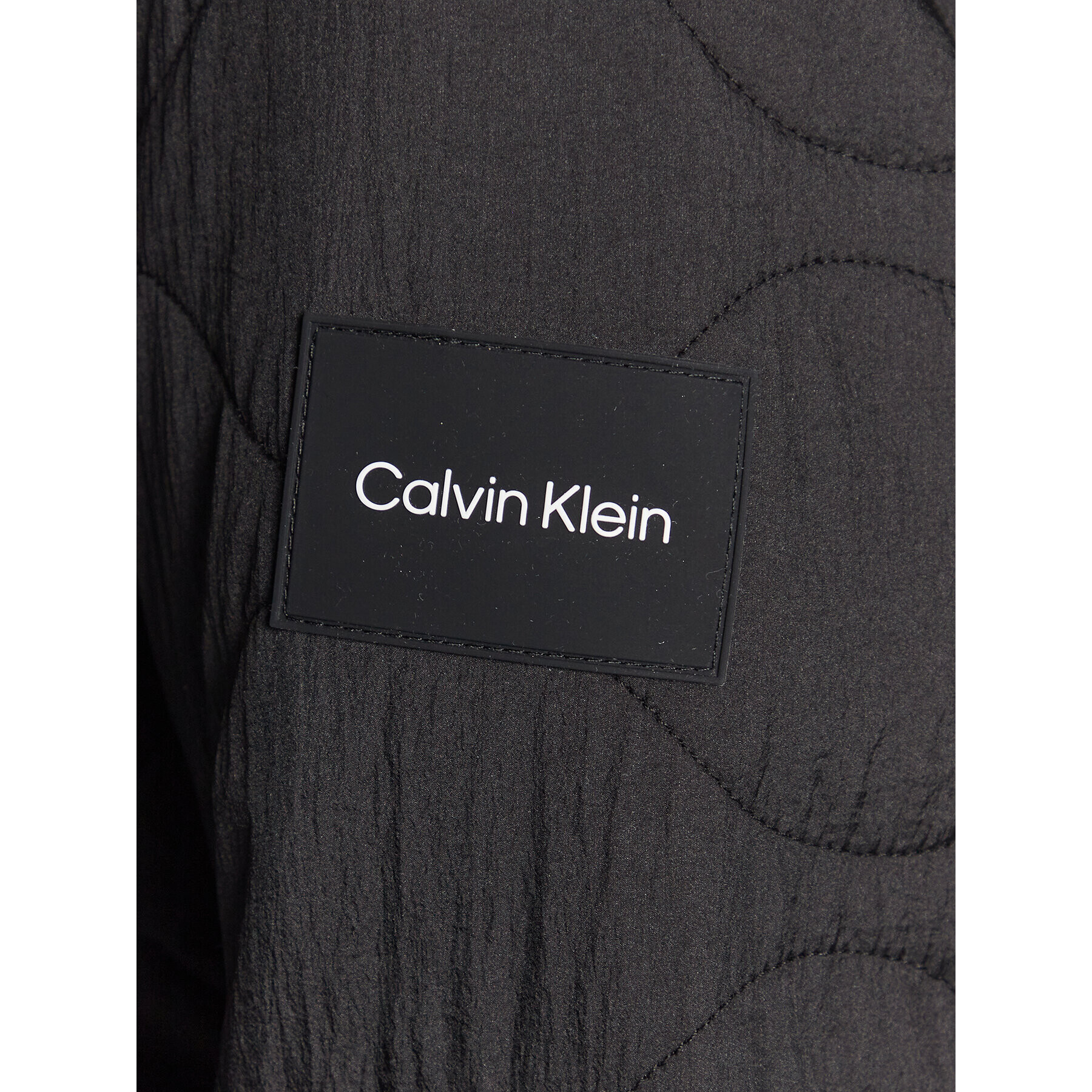 Calvin Klein Пухено яке Crinkle K10K110680 Черен Regular Fit - Pepit.bg