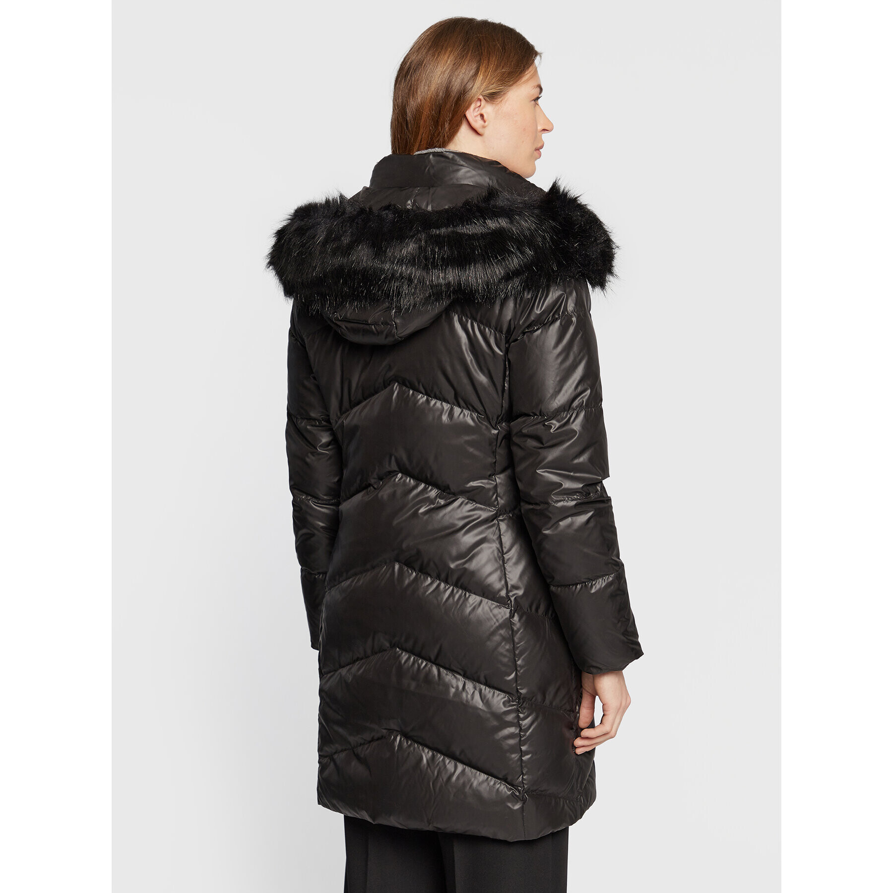 Calvin Klein Пухено яке Essential K20K204953 Черен Regular Fit - Pepit.bg