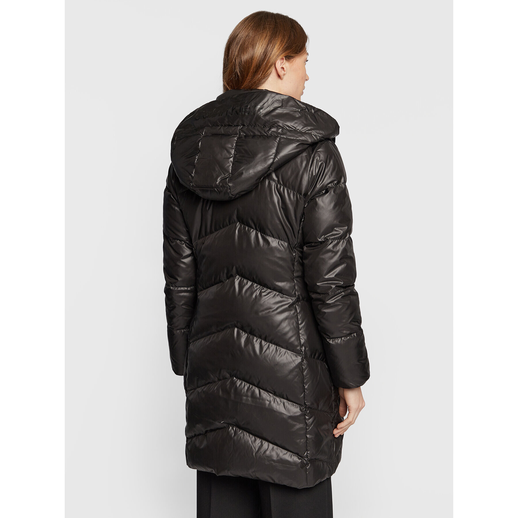 Calvin Klein Пухено яке Essential K20K204953 Черен Regular Fit - Pepit.bg